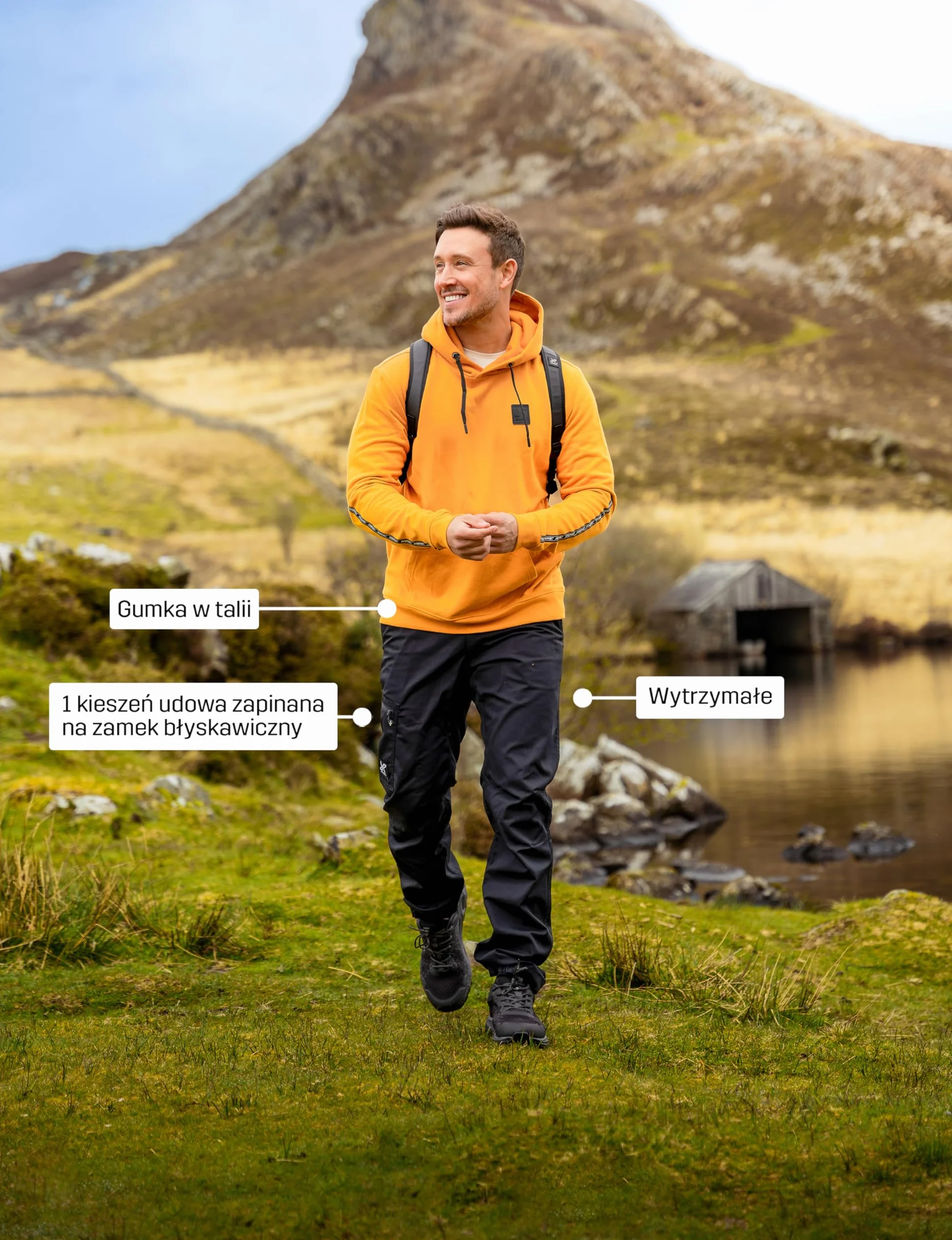 RevolutionRace Outdoor Basic Pants Męskie Spodnie trekkingowe