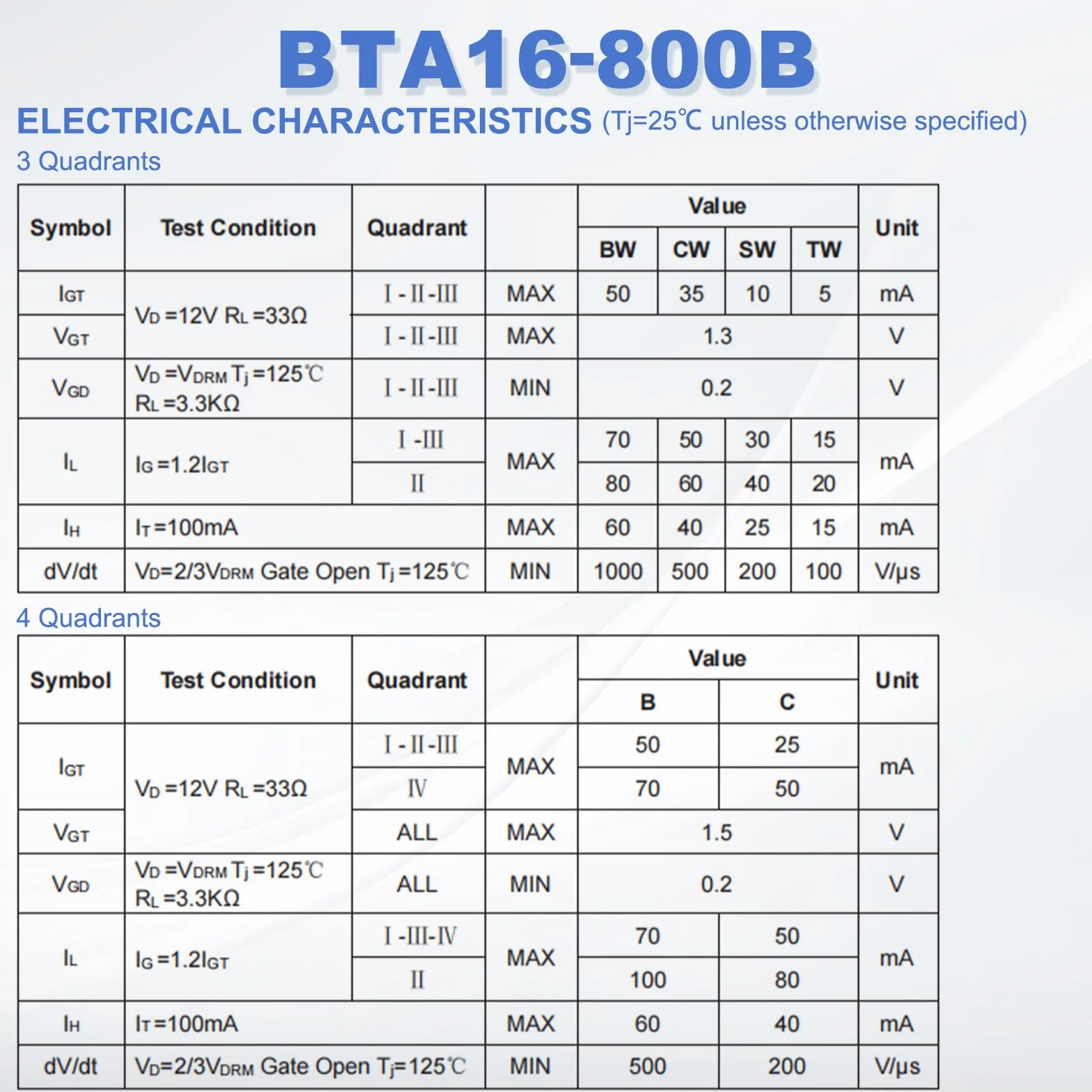 QUARKZMAN 5 szt. tyrystor dwukierunkowy BTA16-800B TO-220 800V 16A prostowniki sterowane szyną do instrumentów elektronicznych inteligentne urządzenia domowe drony