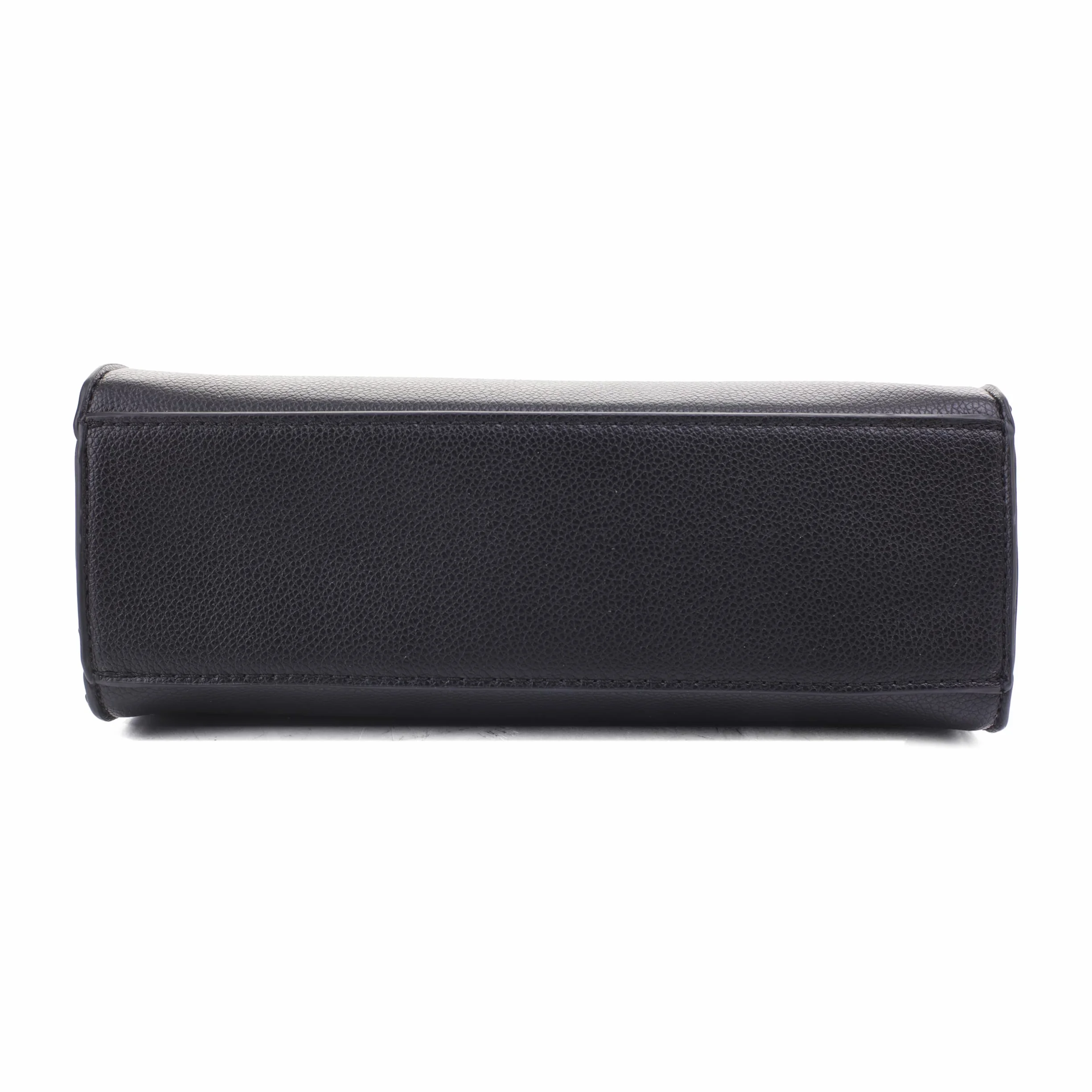 EVVE Damska tornister z górnym uchwytem z odpinanym paskiem mała kamykowa skórzana modna torba crossbody