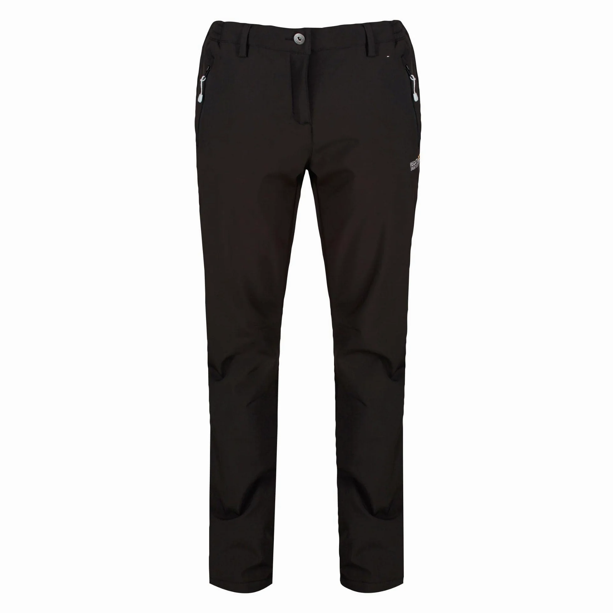 Regatta Geo Shell II Warm Backed Woven Softshell XTP Stretch Fabric Breathable Waterproof Windproof Trousers Spodnie Kobiety
