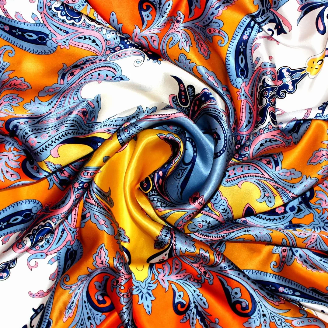 Lorenzo Cana jedwabna chusta damska 100% jedwab 90x90 cm