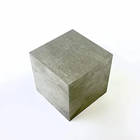 Kostka wolframowa - 15 x 15 x 15 mm metalowy blok do kolekcji elementów naukowych i kreatywnych prezentów DIY