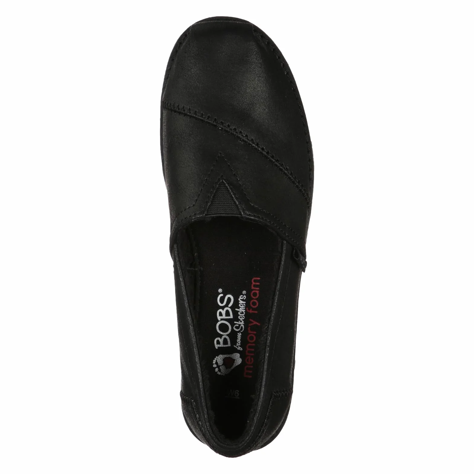 Skechers Women's Bob's Chill Lug Urban Spell Leather Slip On Loafers, (Size 11, Black)