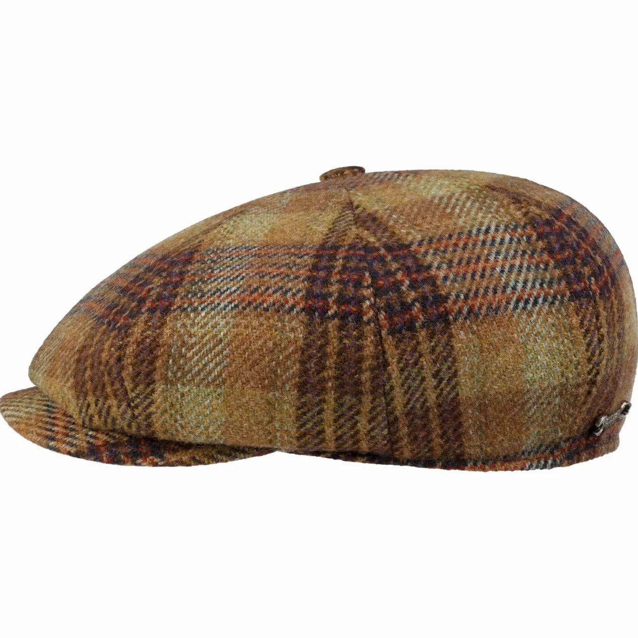 Stetson 8-panelowa wełniana czapka z daszkiem męska czapka balonowa - Made in The EU z daszkiem, na jesień, zimę, jesień, zimę, rozm. M (56-57 cm), brązowa