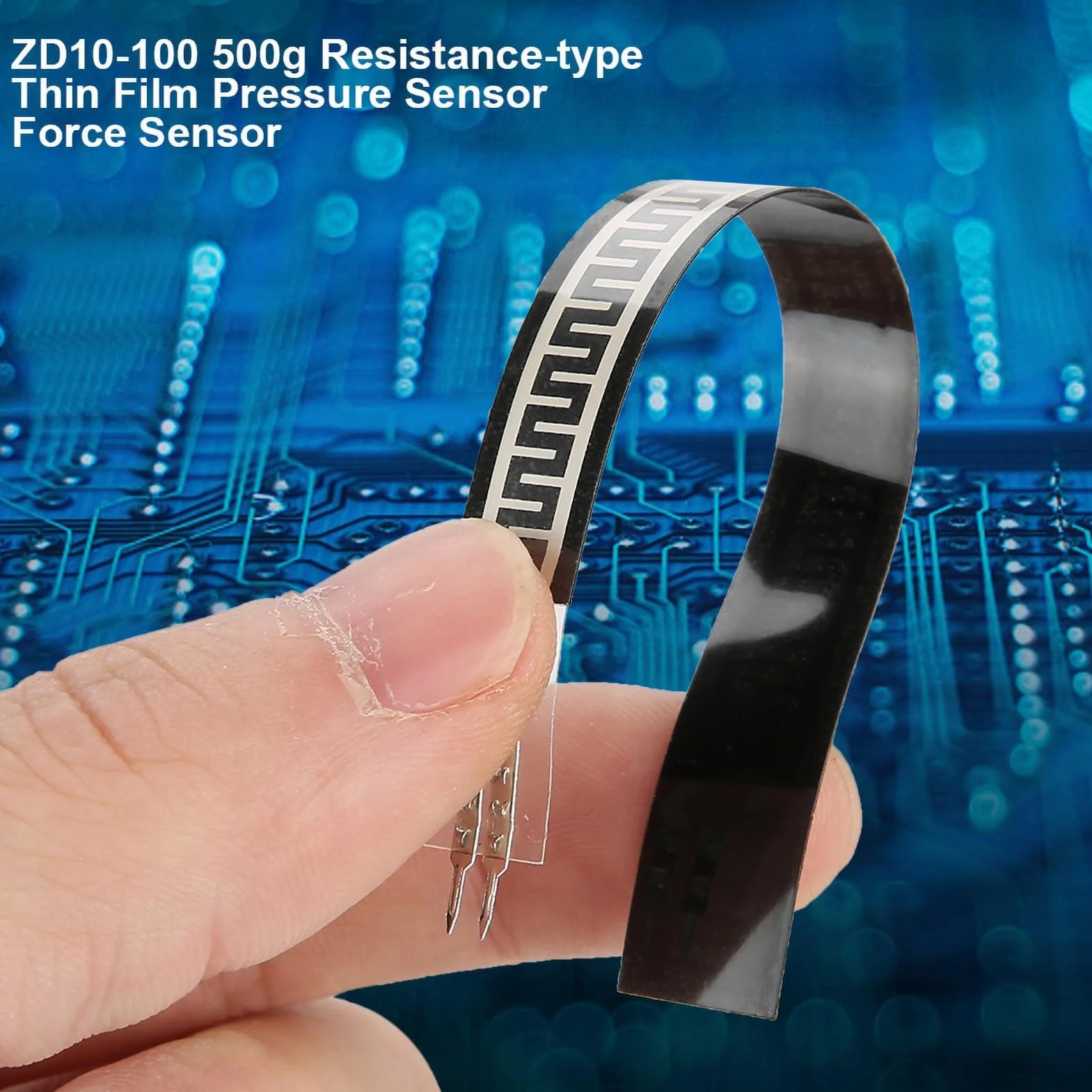 Czujnik ciśnienia ZD10-100, 0-500g, 100x10mm, Czujnik siły filmu, DC 3.3V, Monitorowanie poza łóżkiem