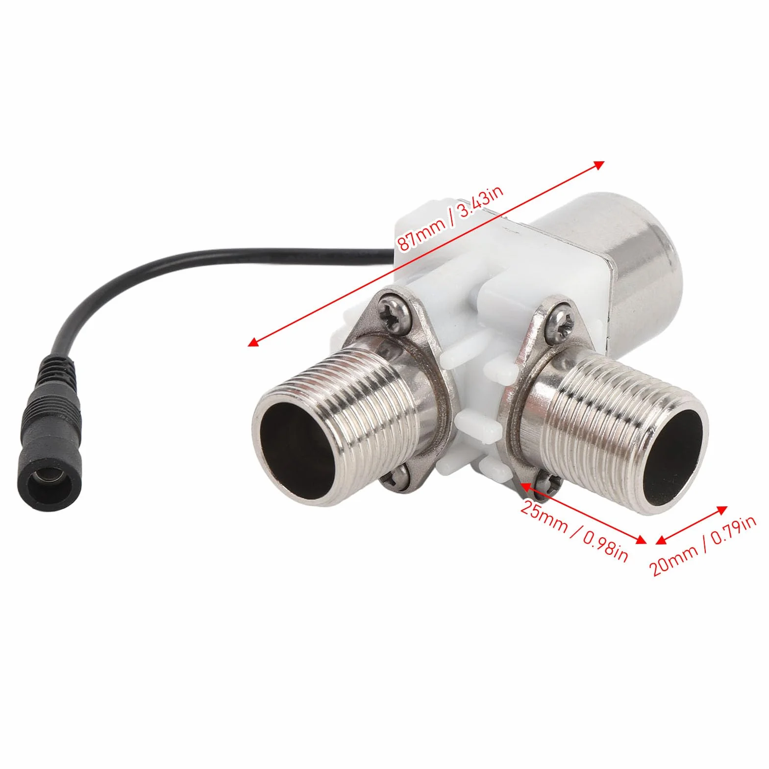 Impulsowy zawór elektromagnetyczny, G1/2 DC 6V elektryczny zawór elektromagnetyczny sterujący wodą, elektryczny impulsowy zawór elektromagnetyczny sterujący wodą impulsowy zawór