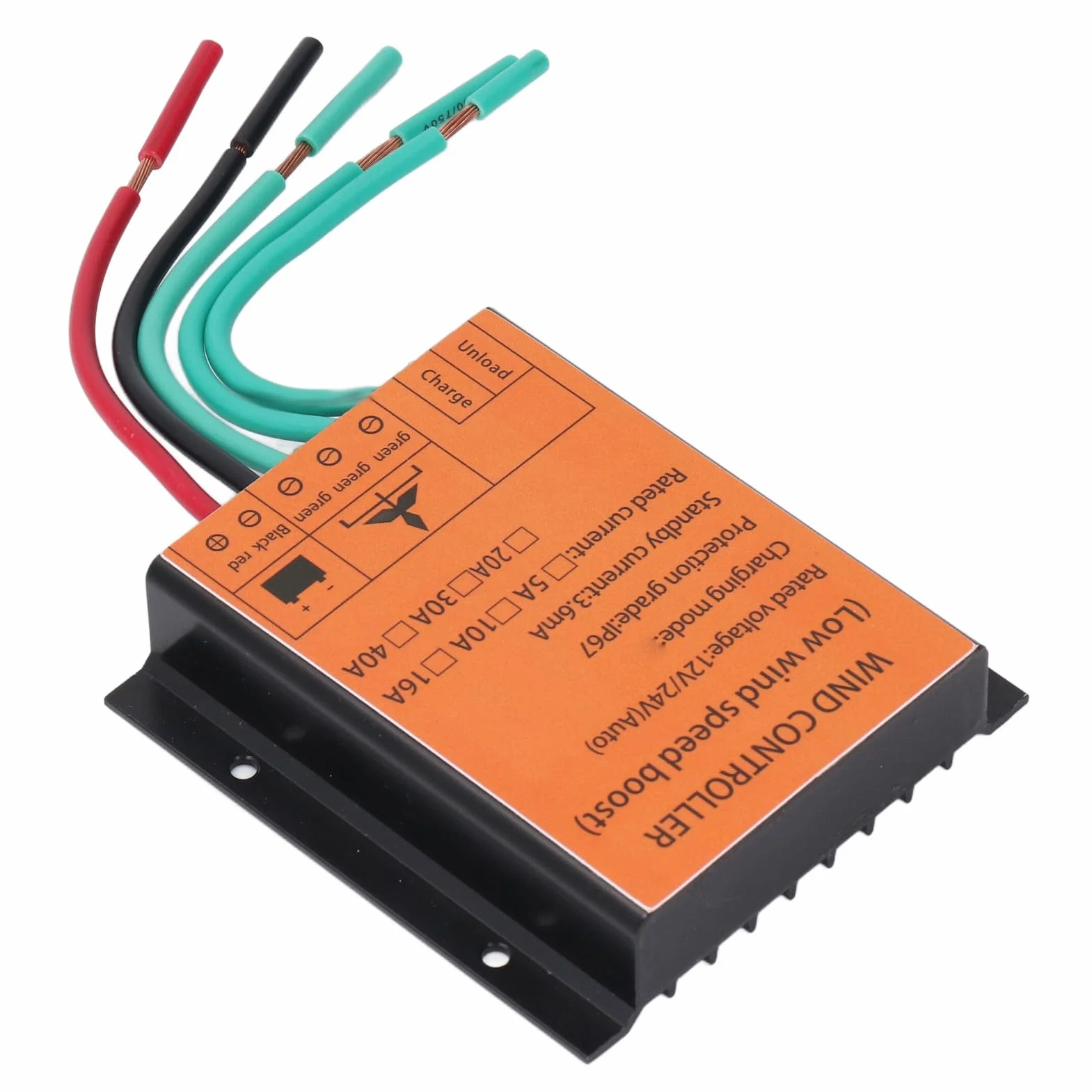 Kontroler ładowania Turbiny Wiatrowej MPPT Napięcie Doładowania 12 V 24 V 40 A 300 W-1000 W, Regulator Generatora Wiatrowego, ze Zwiększonym Odprowadzaniem Ciepła, do Sterowania