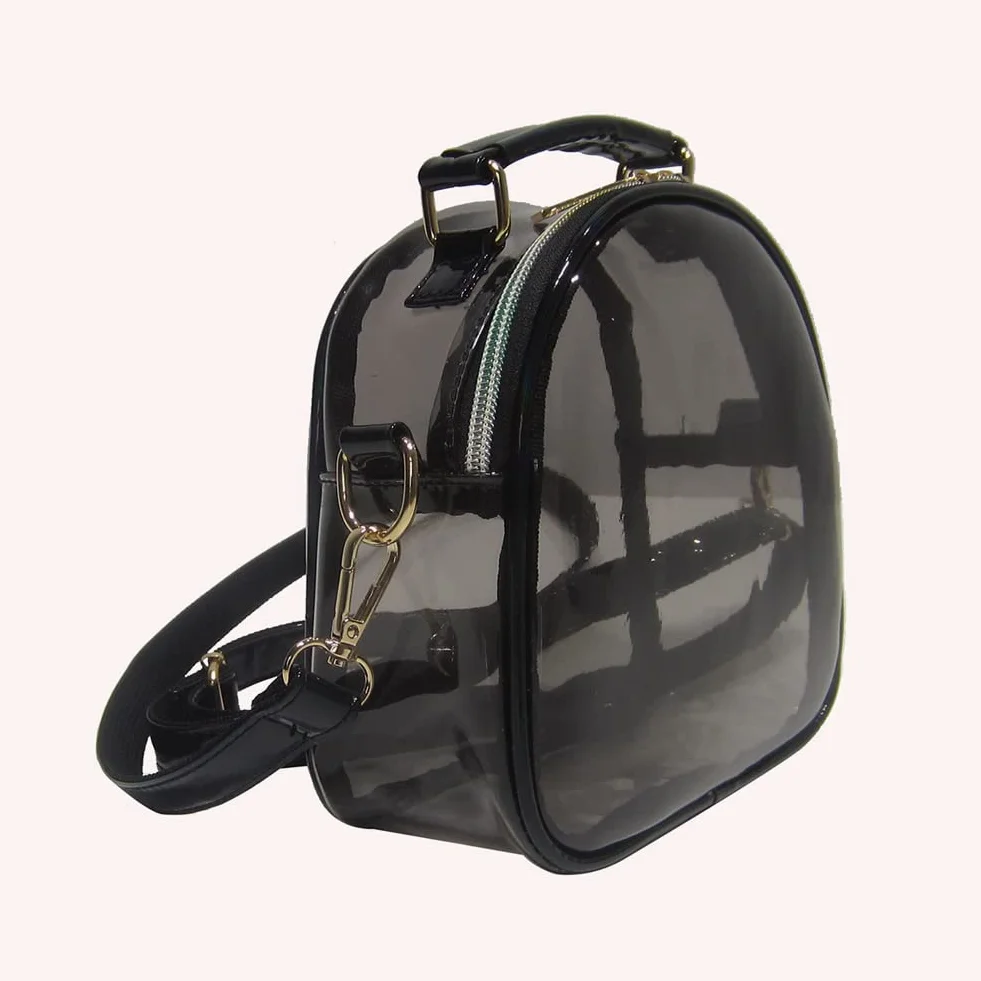Przezroczyste PCV Crossbody Bag Women Mini Jelly Clear Ramion Torby