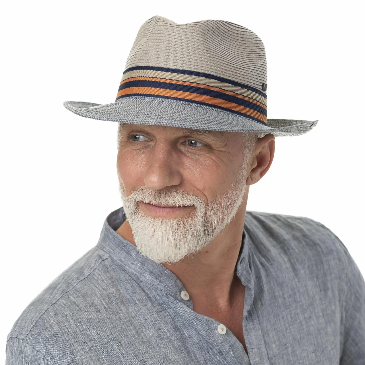 LIPODO Corinaldo Kapelusz Bogart Fedora Wyprodukowano we Wloszech Meski Wiosna Lato