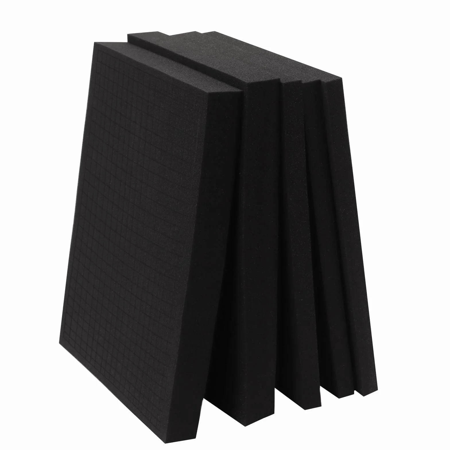 Pianka w kostce, 5 sztuk, 405 x 305 mm (2 sztuki x 5 cm + 3 sztuki x 2,5 cm grubo?ci) – pianka rastrowa do walizki na narz?dzia/walizki na aparat, odporna na uderzenia wk?adka do walizki, mo?liwo??