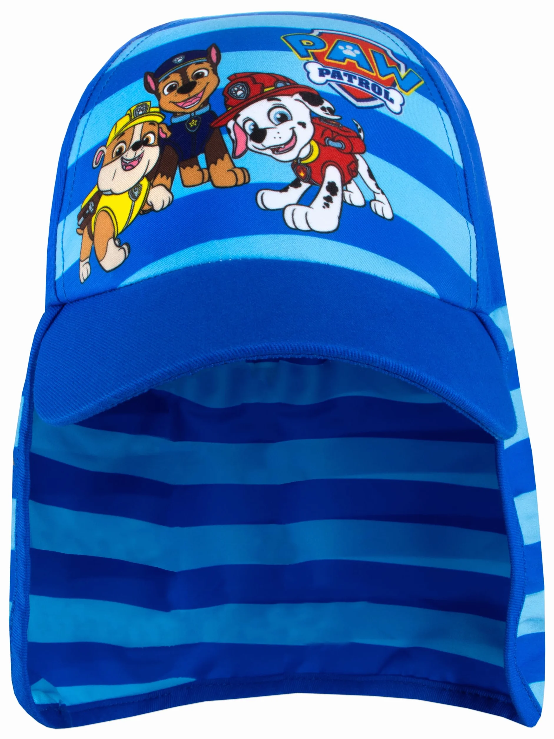 Kapelusz przeciwsłoneczny PAW Patrol | Czapka basenowa i plażowa z daszkiem Chase'a i Marshalla | Letnie Czapki Dla Dzieci | Niebieski