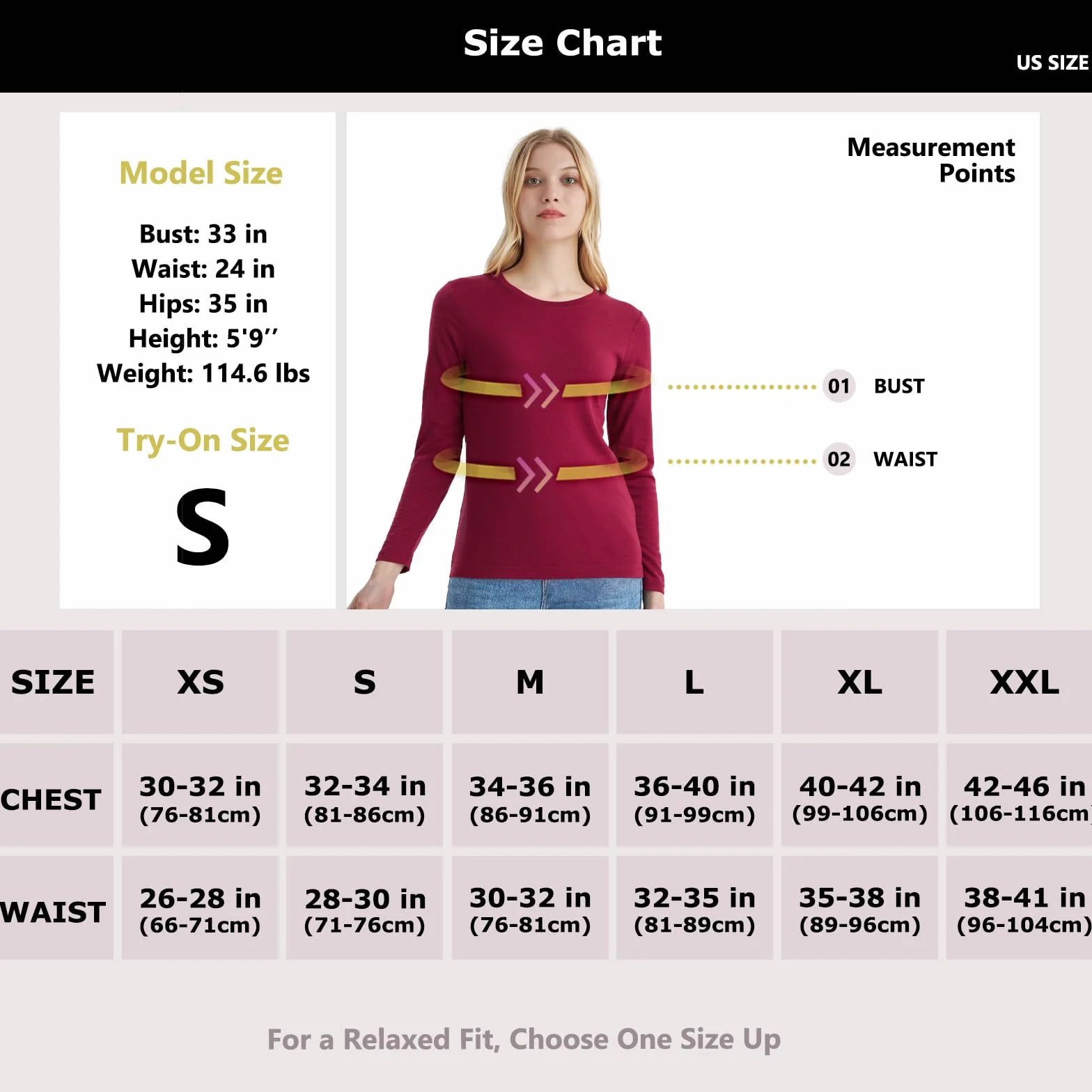 Merino Protect 100% Wełna Merino Damska Bielizna Termiczna Lekka Miękka Koszula Z Długim Rękawem Odpowiednia Do Wędrówek I Narciarstwa