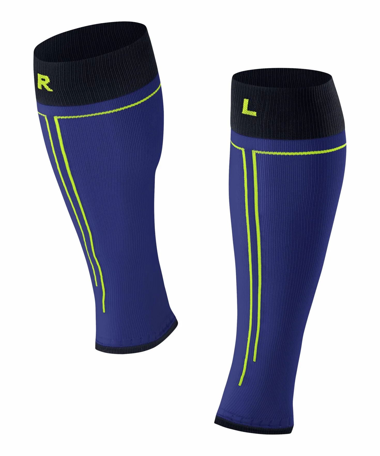 FALKE Mężczyźni Bandaż na łydkę RU Compression Tube M TB materiał funkcyjny kompresyjne 1 Para, Niebieski (Yve 6714) - Obwody łydek W3, ONESIZE
