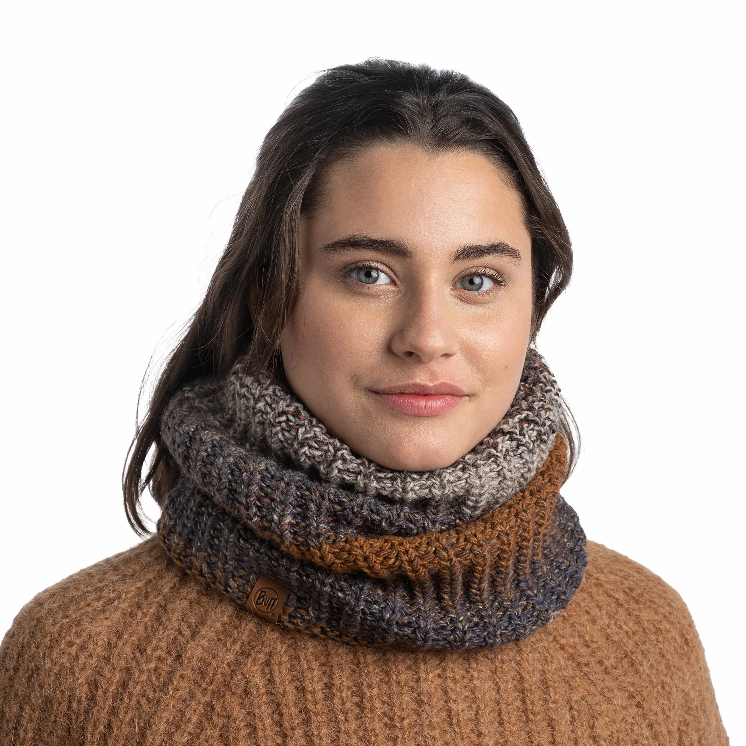 Buff Damski komin z dzianiny i polaru Olya Pewter Dzianina i Polar, rozmiar uniwersalny