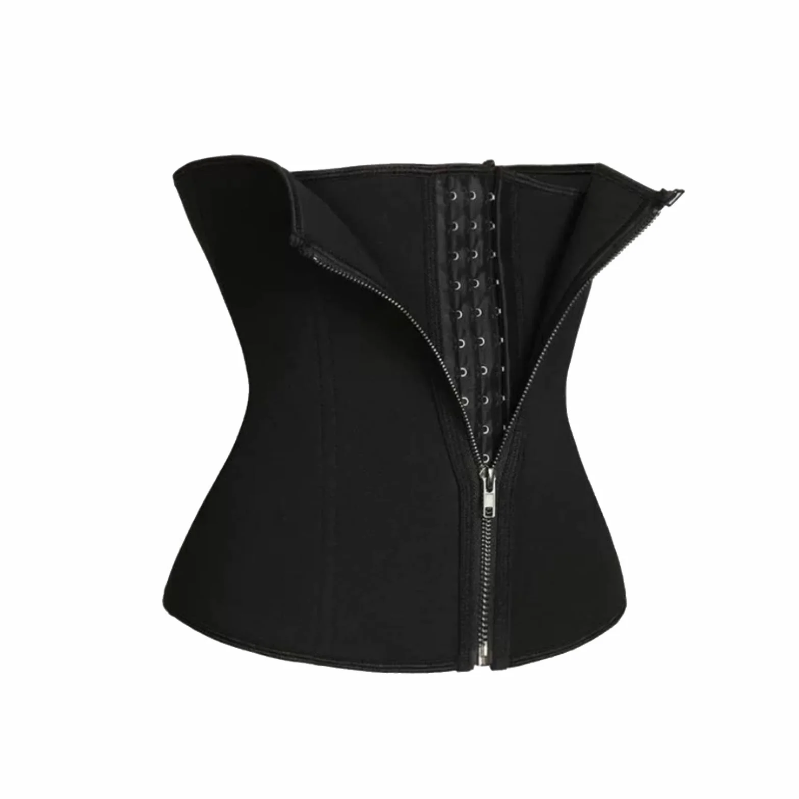 Gorset do modelowania talii, damski gorset pod biustem, pas modelujący do pocenia dla kobiet, modelujący sylwetkę z podparciem pleców, regulowane zapięcie na haczyki i oczka, pas modelujący brzuch do
