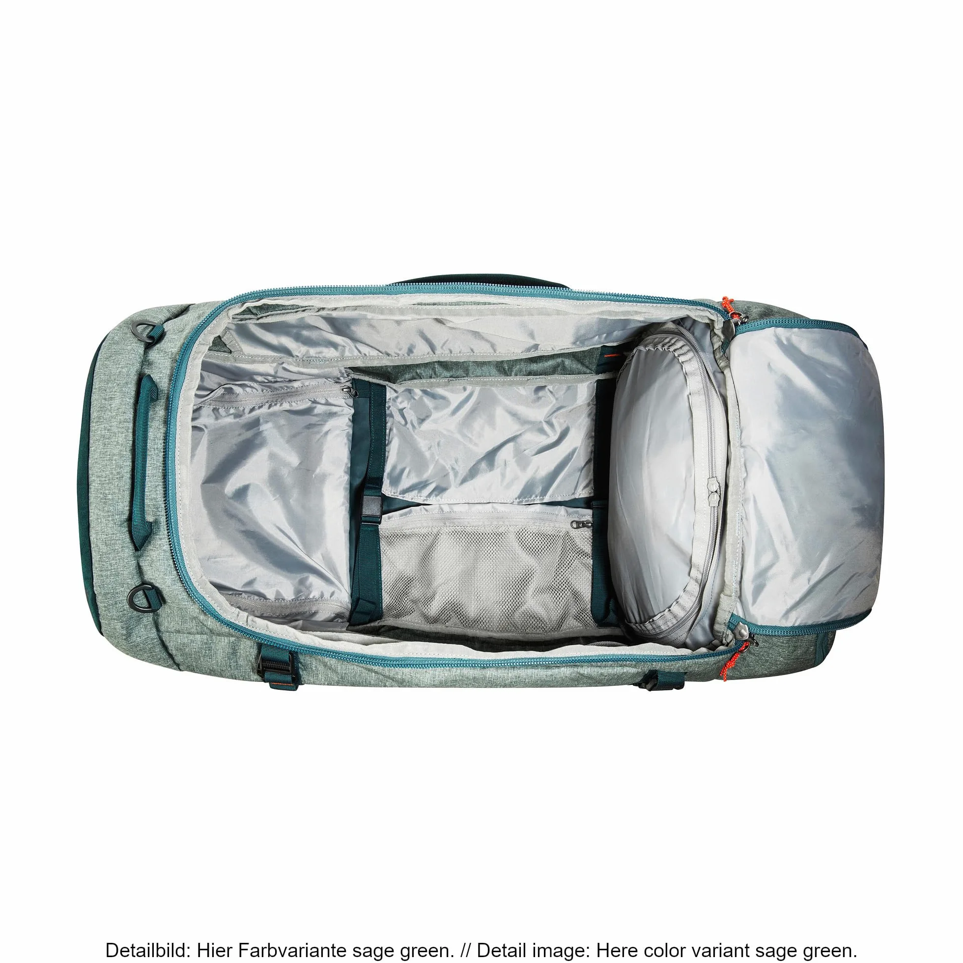 Tatonka Wózek Duffle Roller 80 l – składana torba podróżna z kółkami i funkcją plecaka – możliwość schowania we własnej kieszeni w pokrywie – pojemność 80 litrów