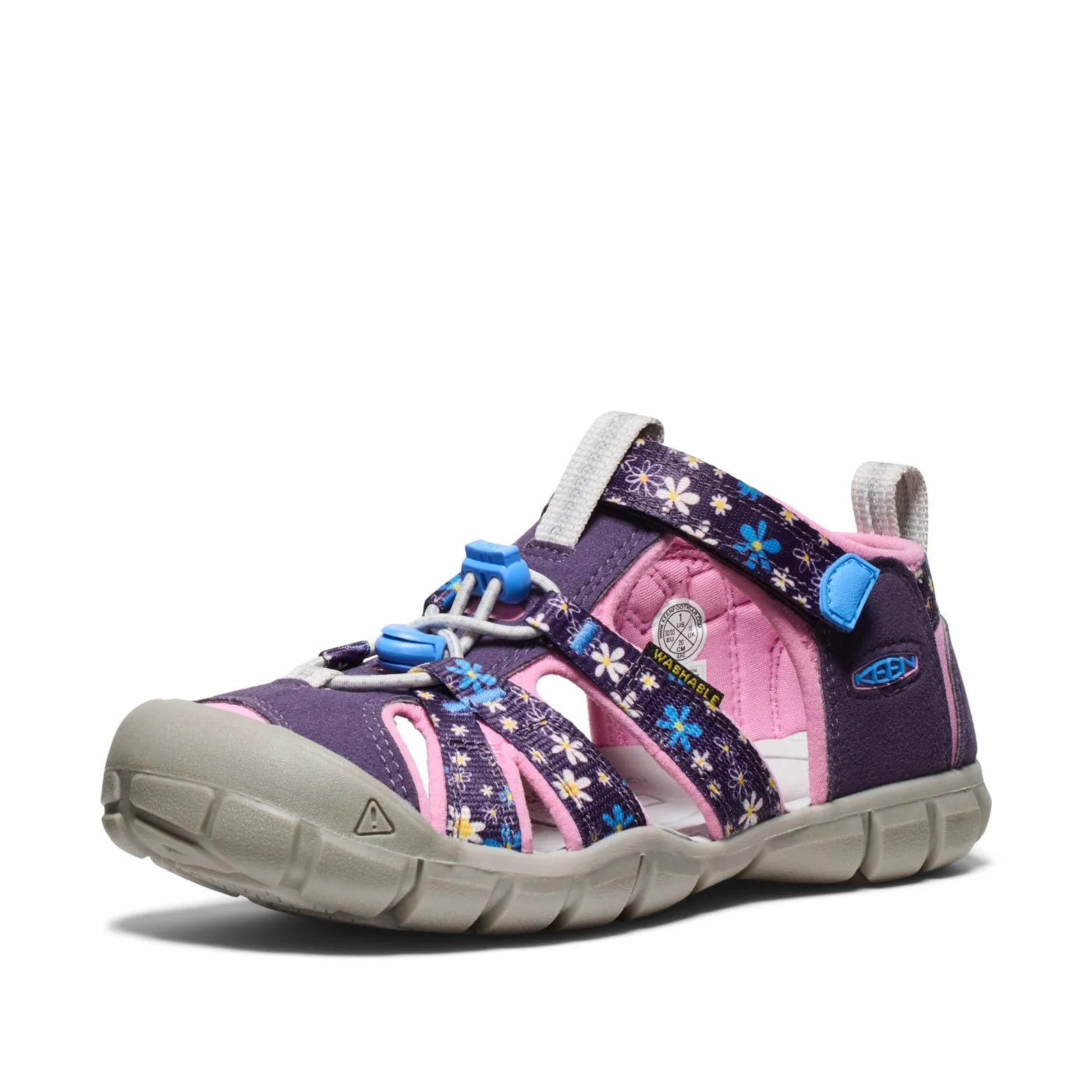 KEEN Sandały dziecięce Seacamp II CNX uniseks, Daisies Marina, 37 EU