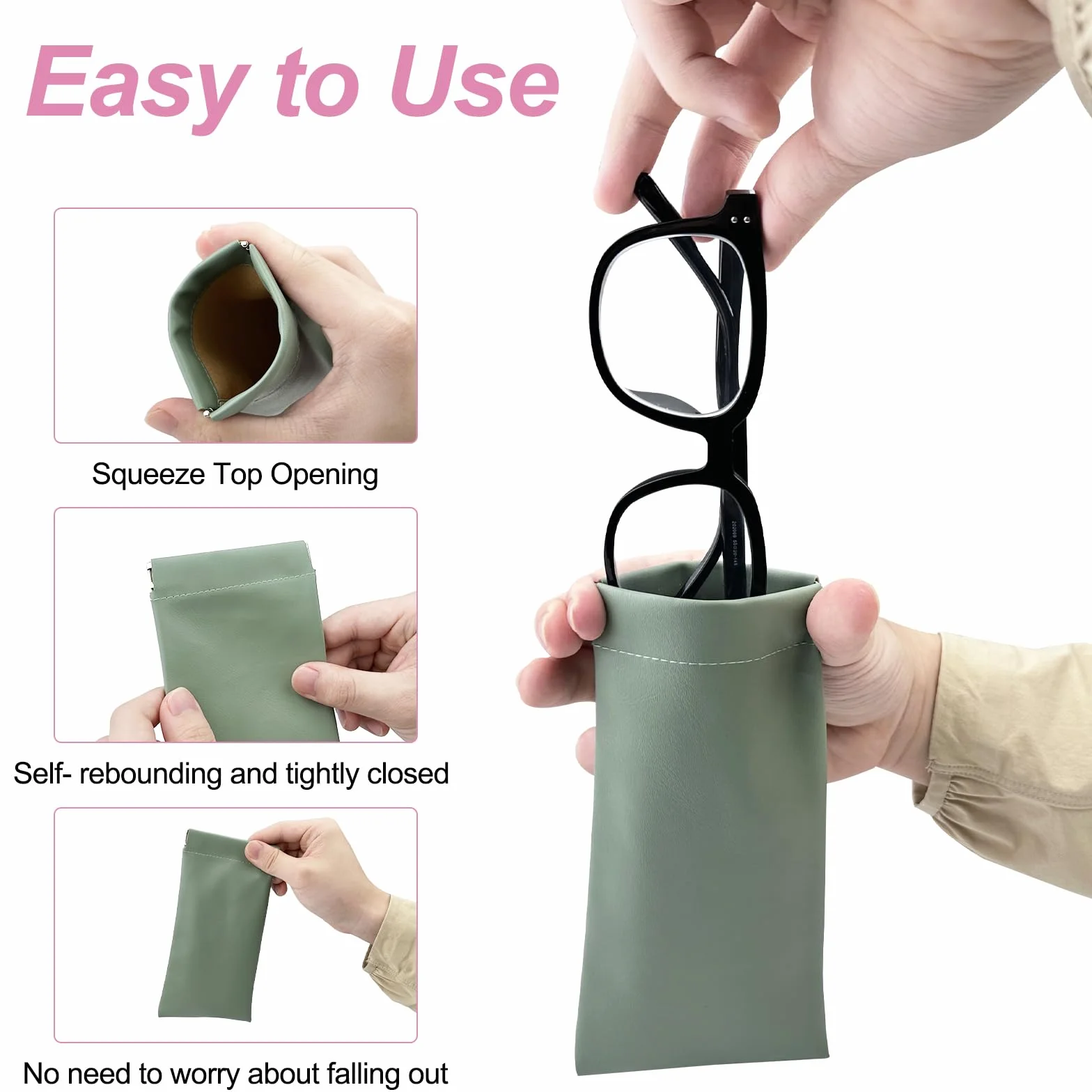 Newpop 5 sztuk Etui na okulary