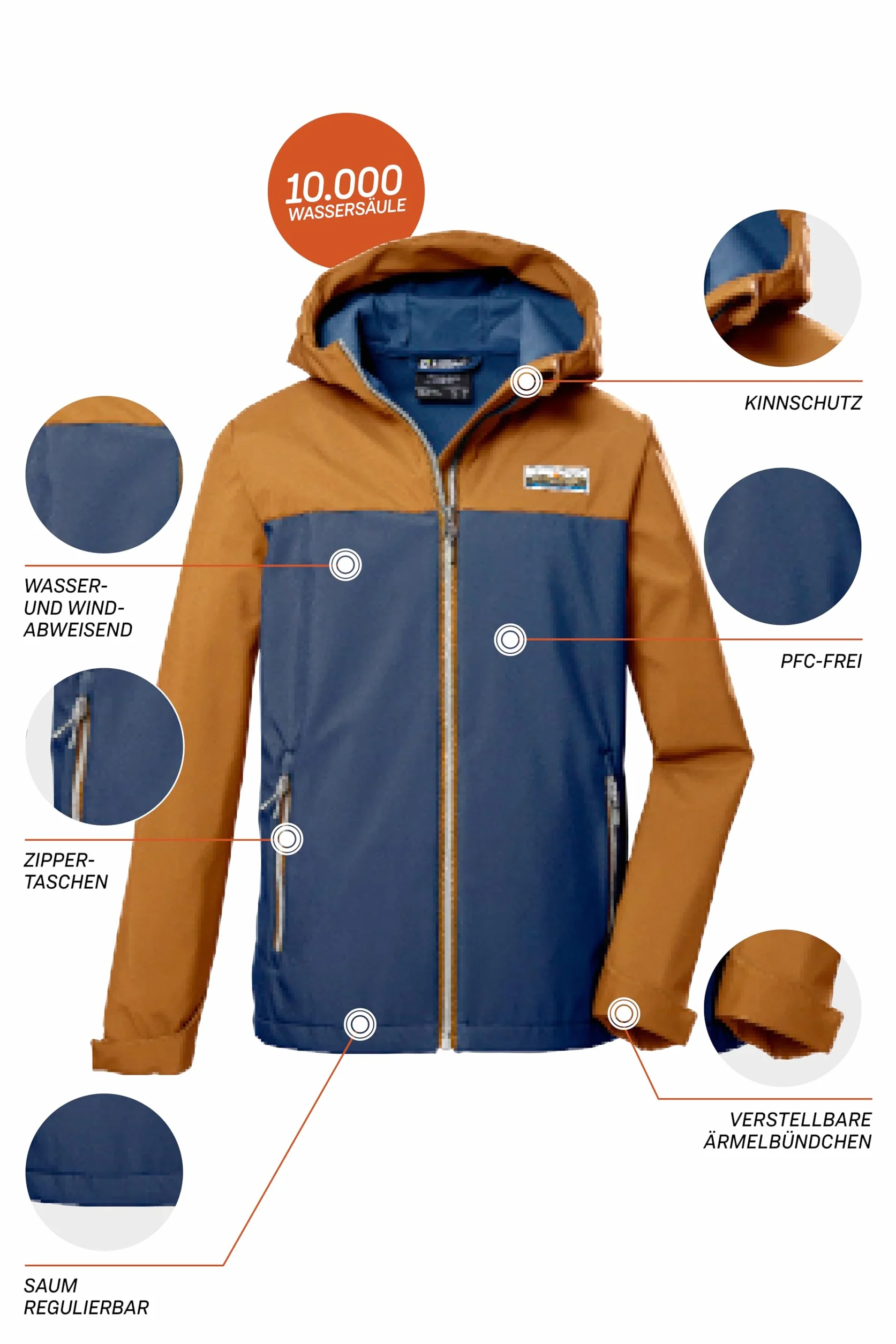 Killtec Kurtka typu softshell/kurtka outdoorowa z kapturem Boy´s Kos 344 Bys Sftshll Jckt