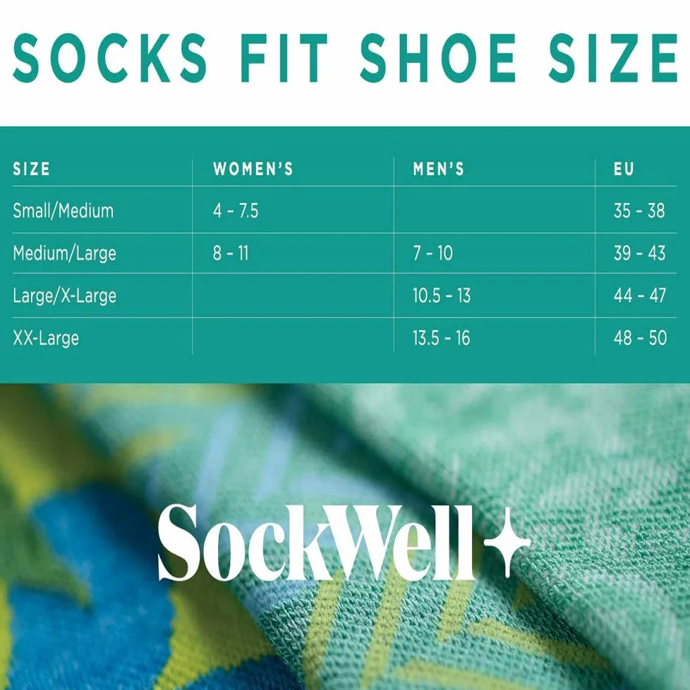 Sockwell Damskie skarpety uciskowe, komplementowane, średnio-wysokie