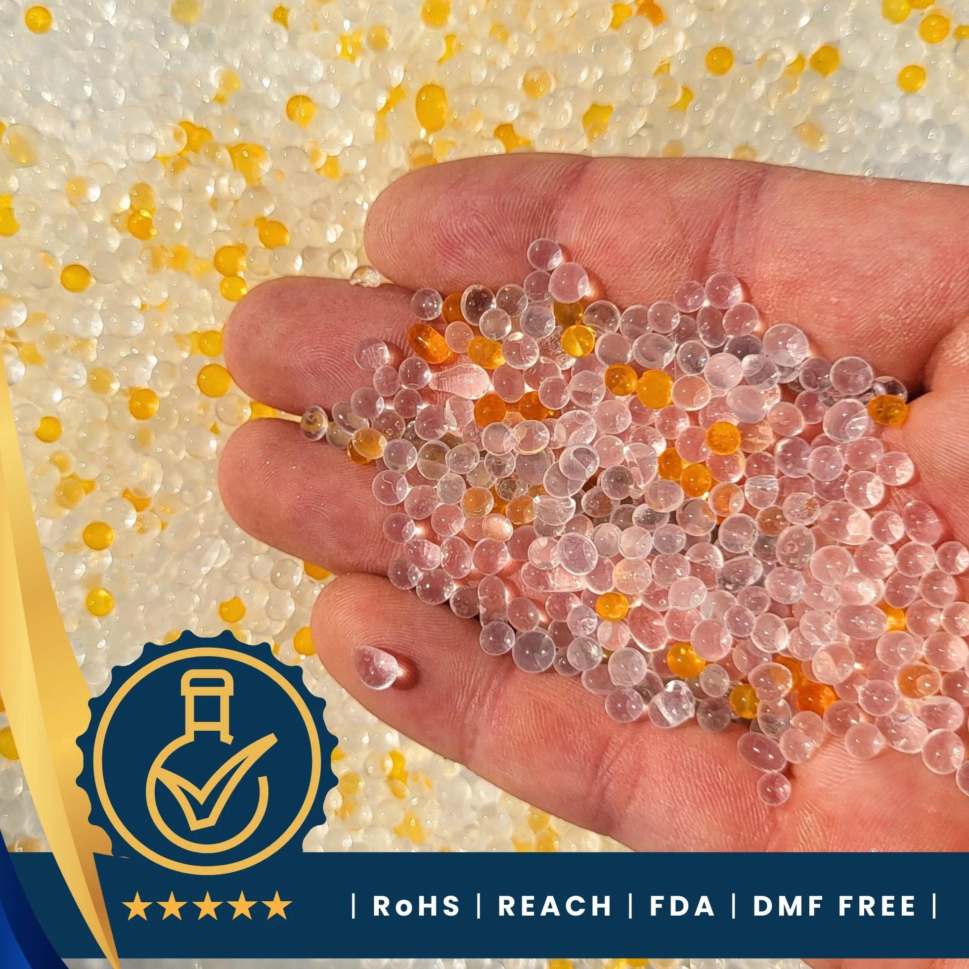 Silica Gel DUO środek osuszający 1 kg – komponenty mechaniczne – kuleczki 3–5 mm, kontrola wilgotności do opakowania, elektroniki, przechowywania