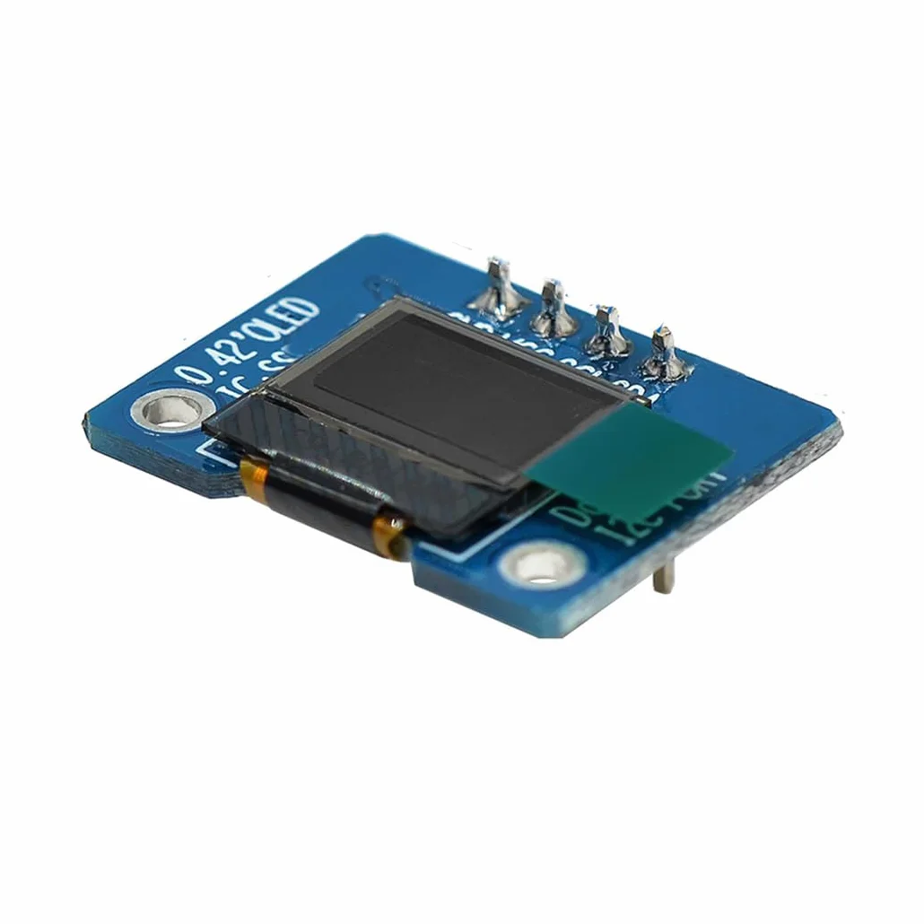 Hailege 2 sztuki 0,42" 72 x 40 IIC I2C OLED moduł wyświetlacza LCD 0,42 cala 72 x 40 cm OLED LCD moduł ekranu biały 3,3 V (IIC)