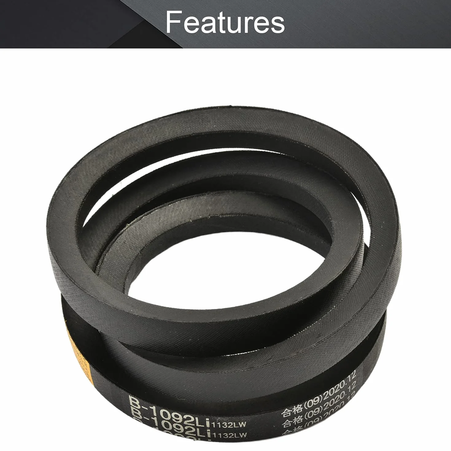Othmro B-1092/B43 Drive V-Belt wewnętrzny obwód 103 cm przemysłowy gumowy pasek przekładni 1 szt