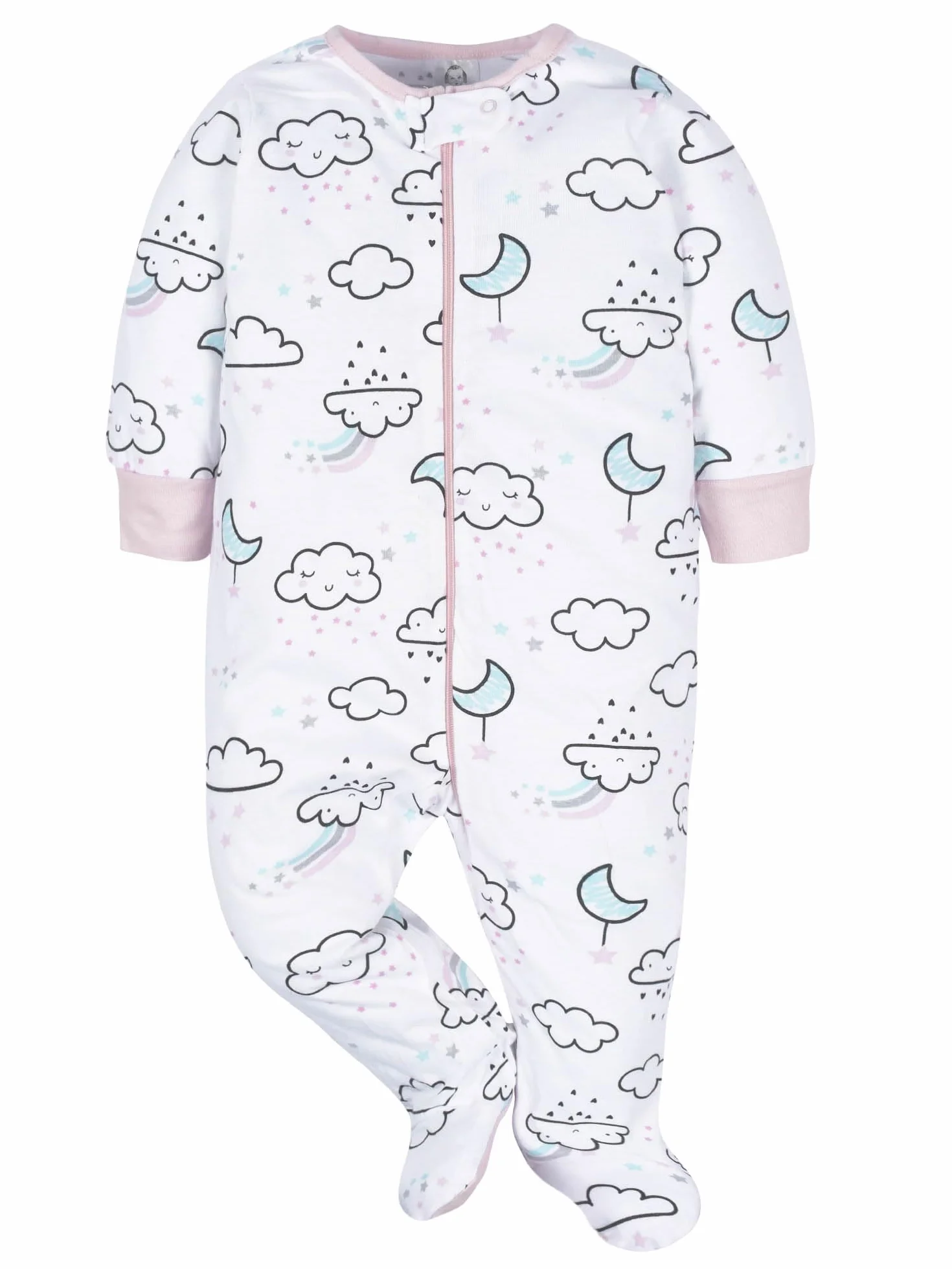 Gerber® Baby Girls 4 Pack Sleep 'N Play Footie Pack