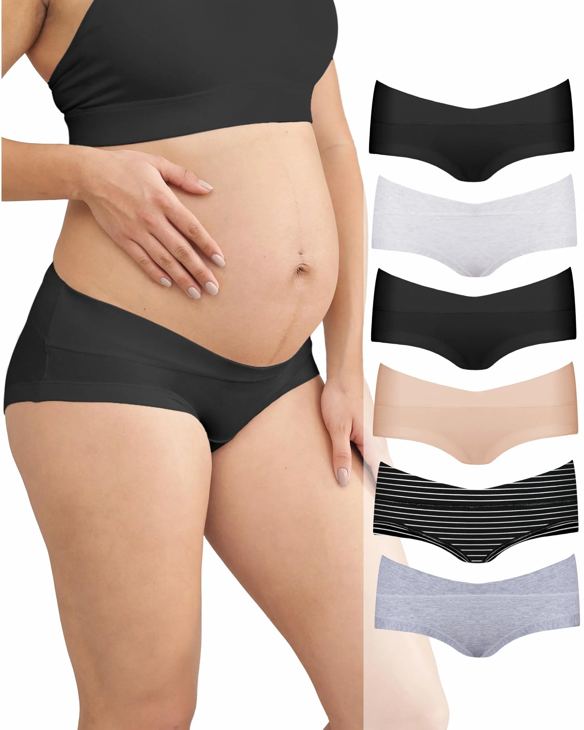 Intimate Portal Damskie Figi Pod Brzuch Bawełniana Bielizna Majtki Ciążowa