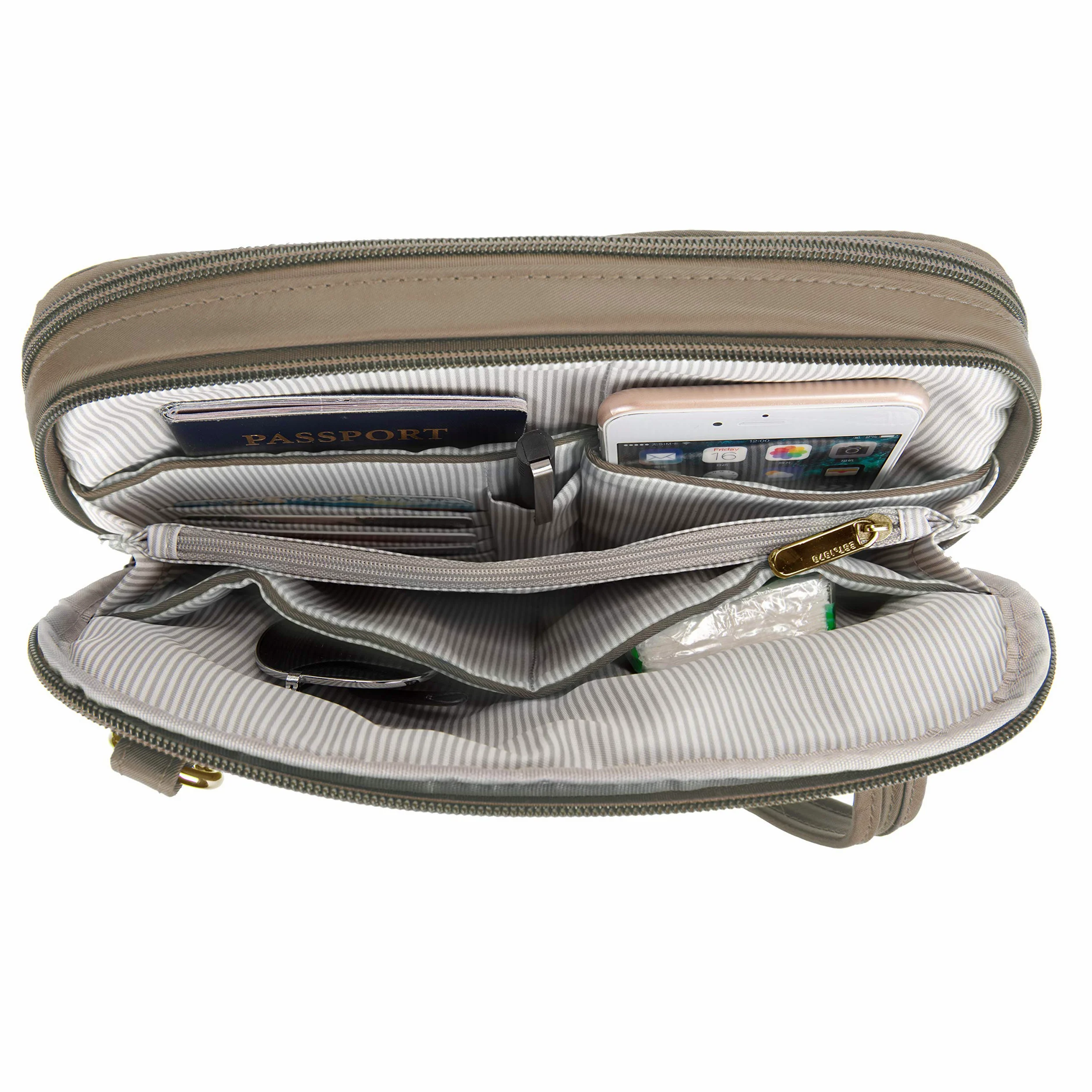 Travelon Torebka podróżna Kobiety Travelon Anti-theft Tailored E/w Organizer