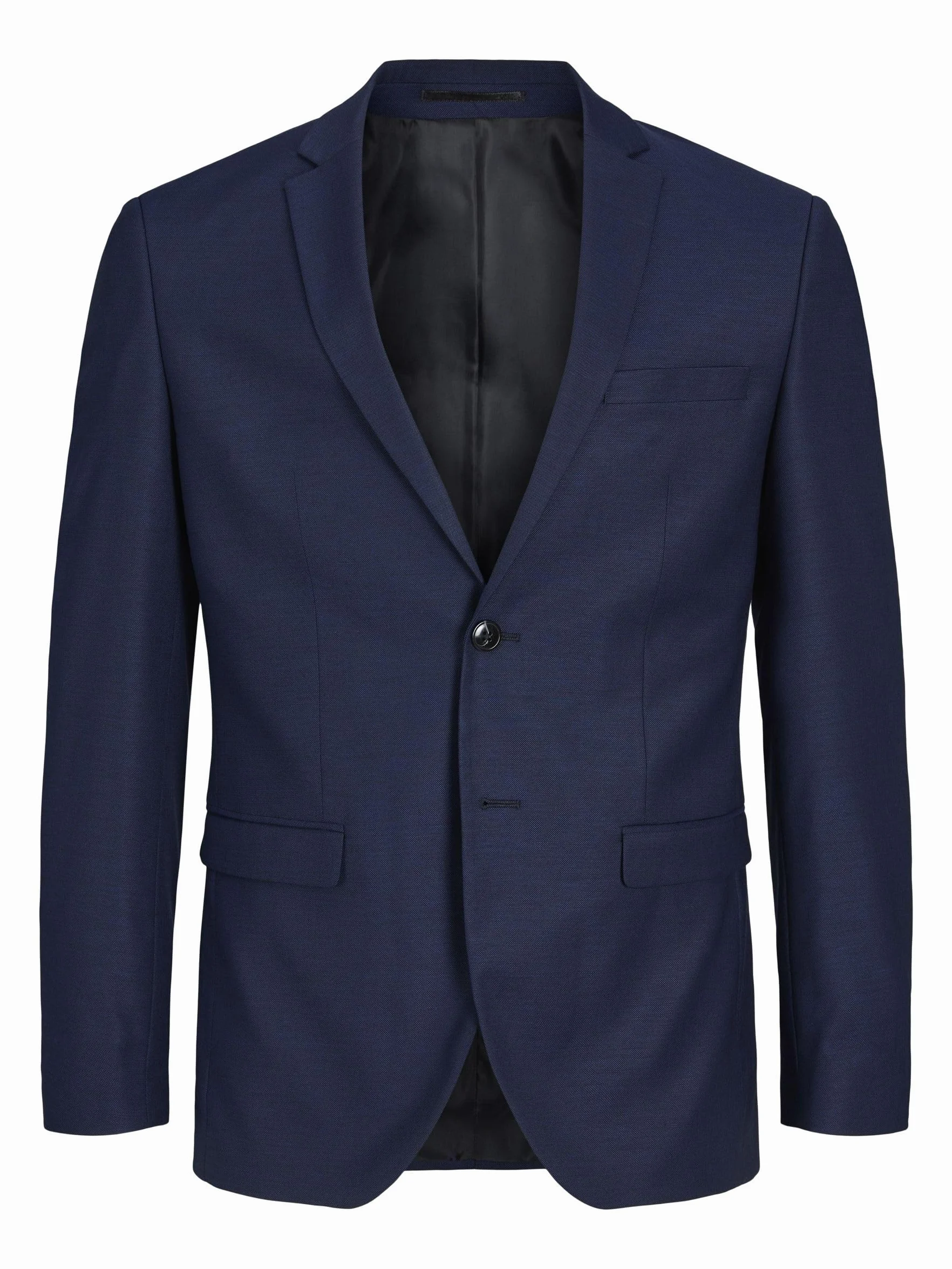 JACK & JONES Męska kurtka Jprsolaris Blazer Noos, Niebieski (ciemny granatowy, granatowy, 48