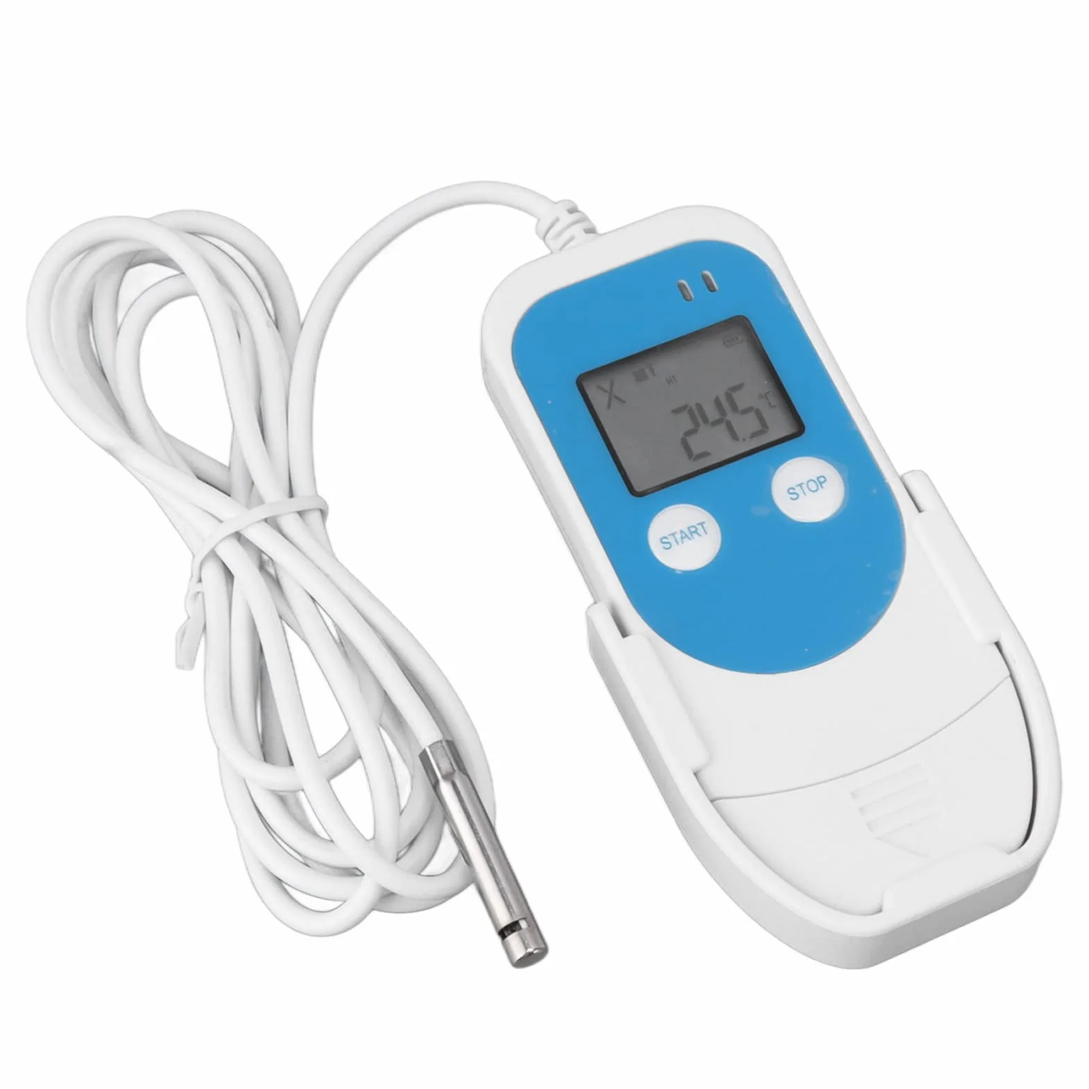 Rejestrator Danych Temperatury i Wilgotności, Raport PDF o Wysokiej Dokładności Rejestrator Termometru, Rejestrator Danych USB Rejestrator Termometru do Lodówki Monitorowanie