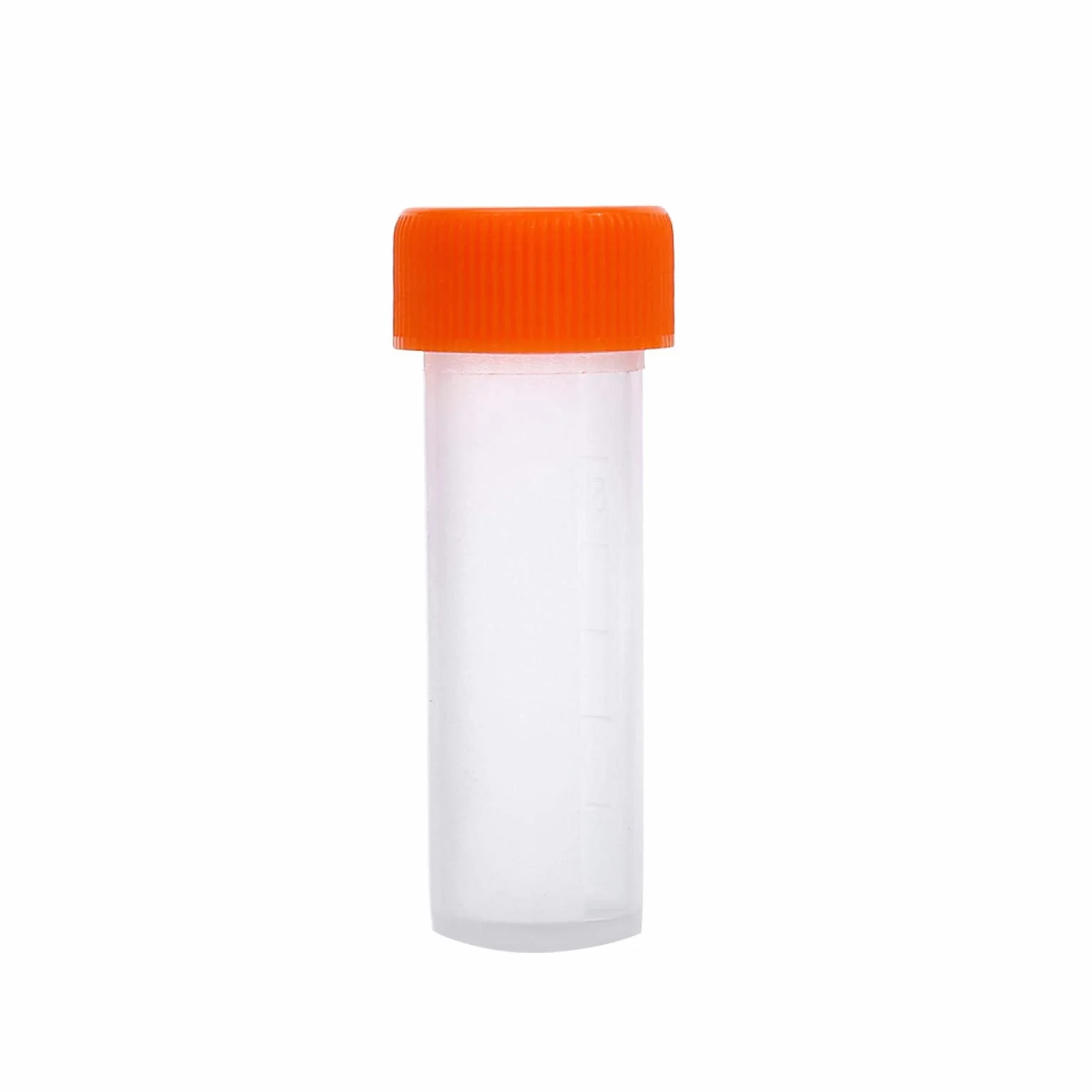 10 sztuk 5 ml przezroczystej plastikowej probówki wirówkowej Zamrożone probówki fiolka zakrętka z zakrętką pojemnik na opakowanie z silikonową uszczelką