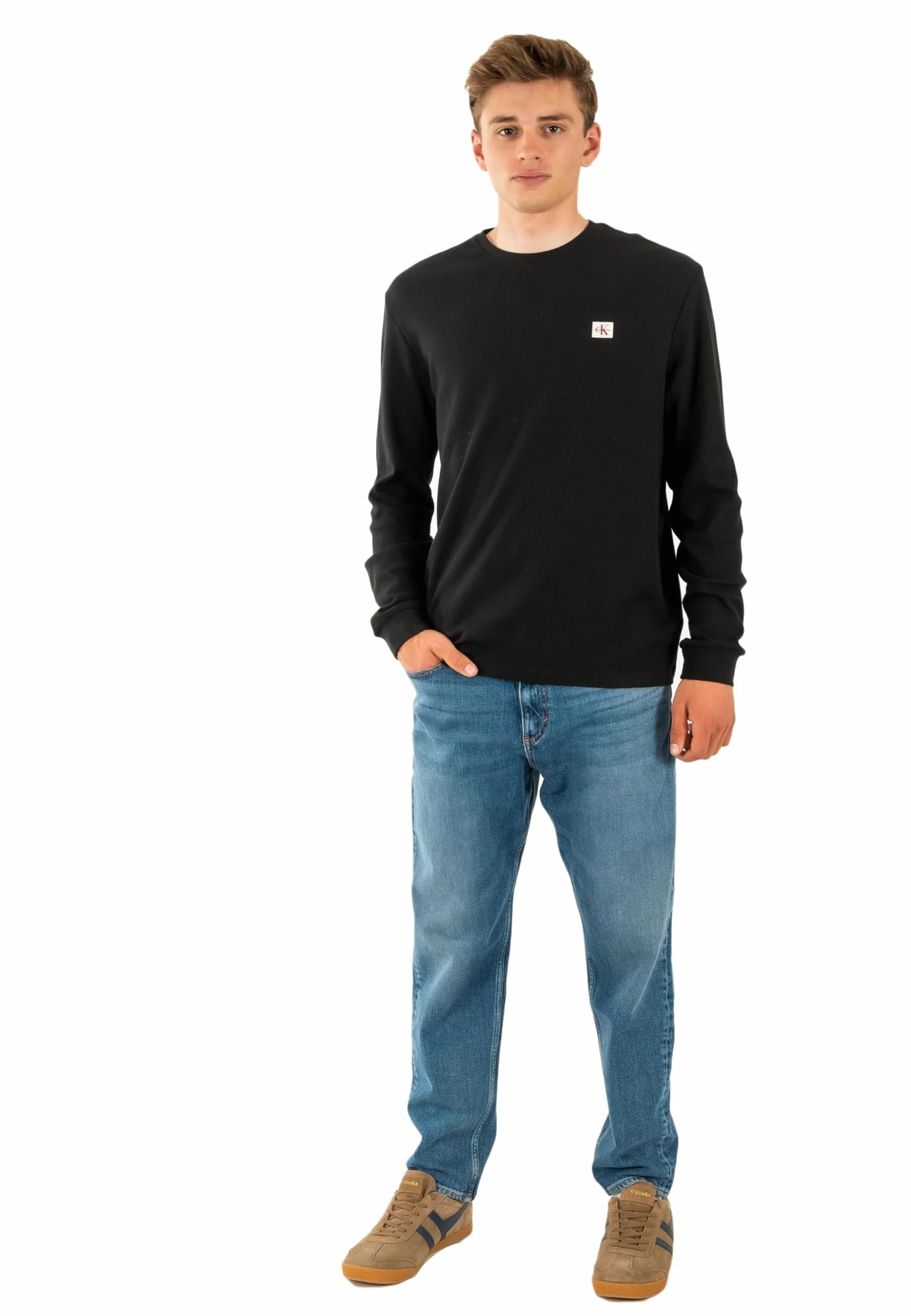 Calvin Klein Jeans Koszulki męskie czarny XL