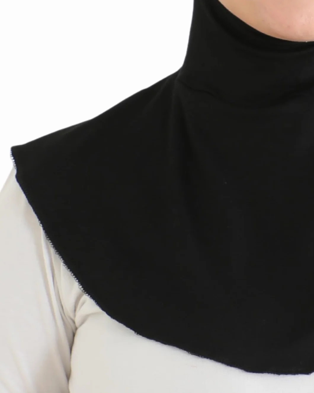 Prien Sportowy hidżab dla kobiet, muzułmański szalik na głowę, elastyczny turban dla dziewcząt, szykowna odzież islamska na siłownię, kołnierz na szyję czepek wiskoza
