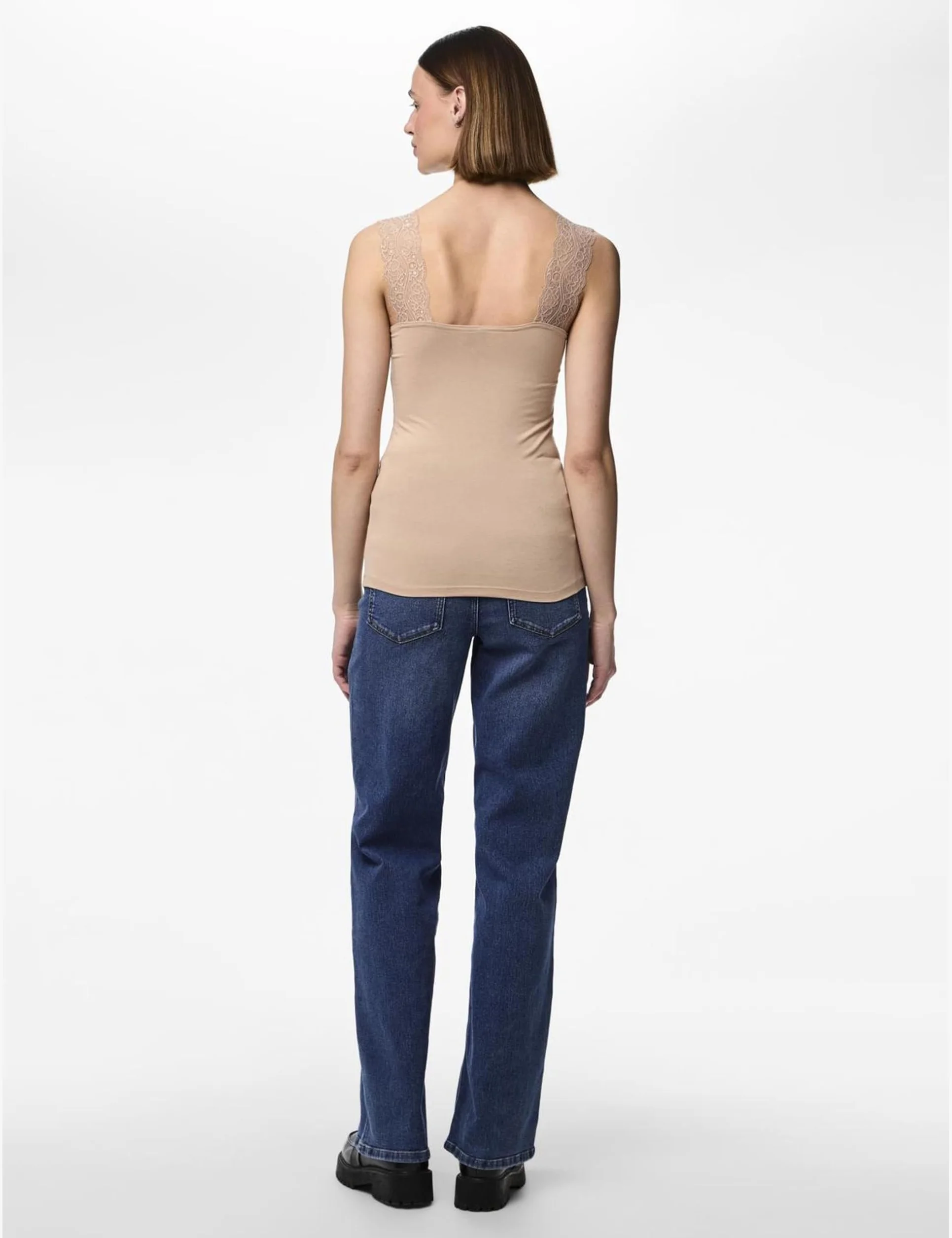 Pcbarbera Lace Noos Bc Top damski