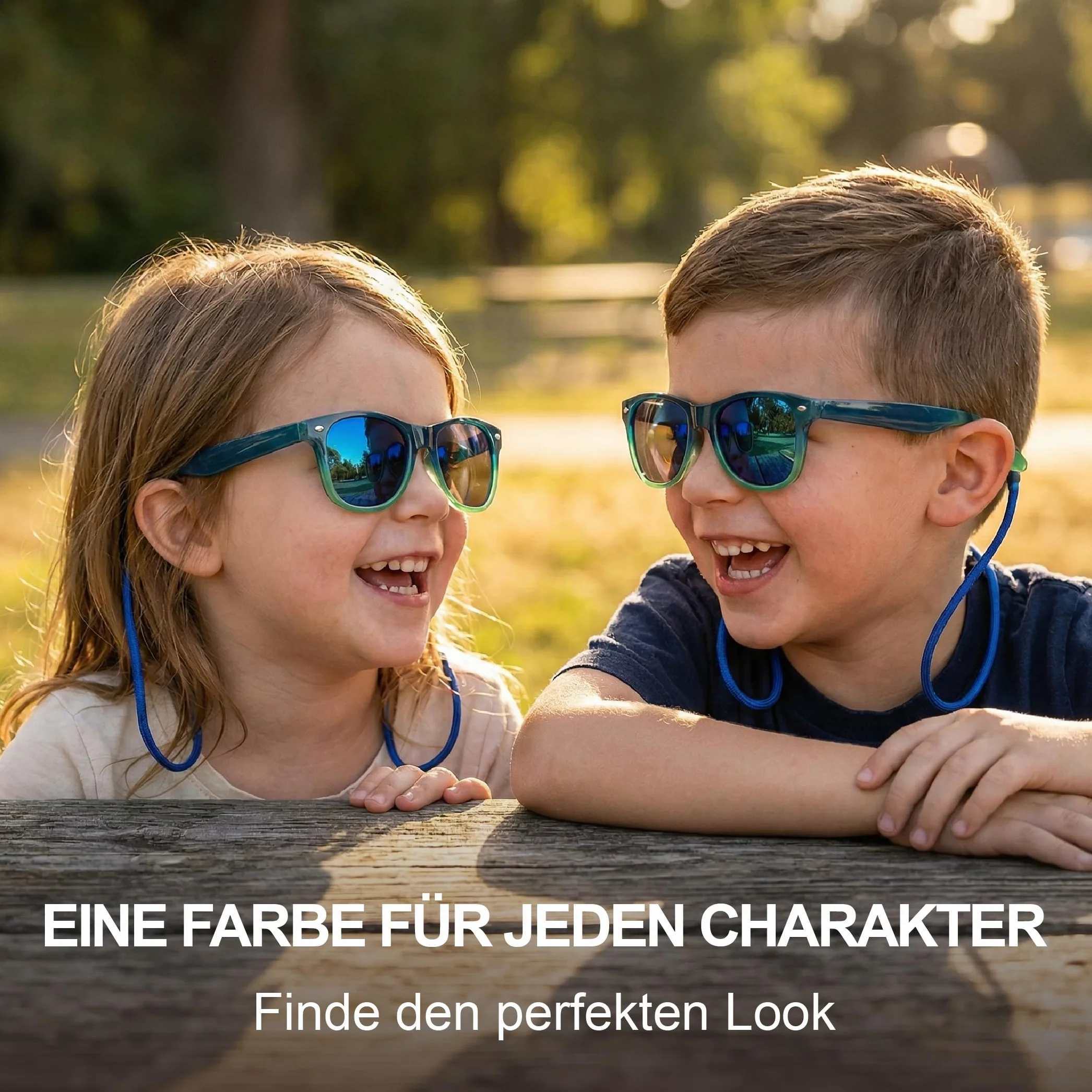 Kiddus Okulary Polaryzacyjne dla Dziewczynek, Chłopców i Nastolatków Od 6 lat. UV400 100% Ochrona przed Promieniami Ultrafioletowymi. Stylowo, Modny, Fantastyczny, Fabulous