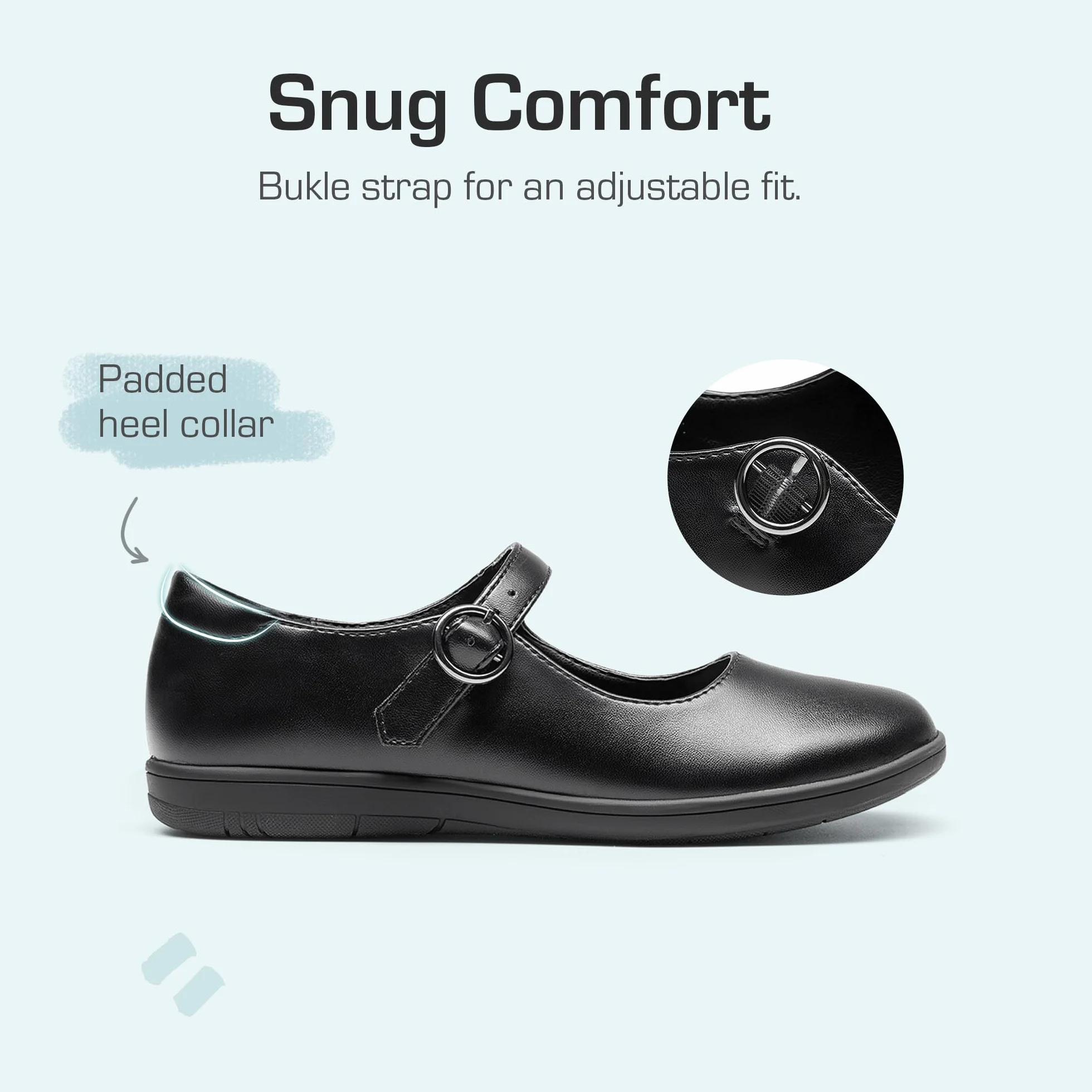 DREAM PAIRS Dziecięce buty szkolne dla dziewczynek mercedity tancerki Mary Jane Buty na przyjęcie Urodziny Buty do sukienki Antypoślizgowe KFL217