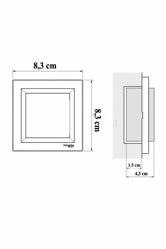 Schneider Electric eph0400121 Przełącznik Biały