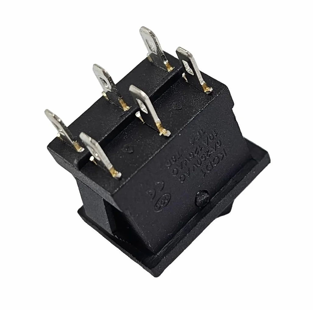 Przełącznik kołyskowy, 6-pin 6 A 250 V AC, 12 V DC 20 A, włącznik/włącznik, przełącznik urządzenia