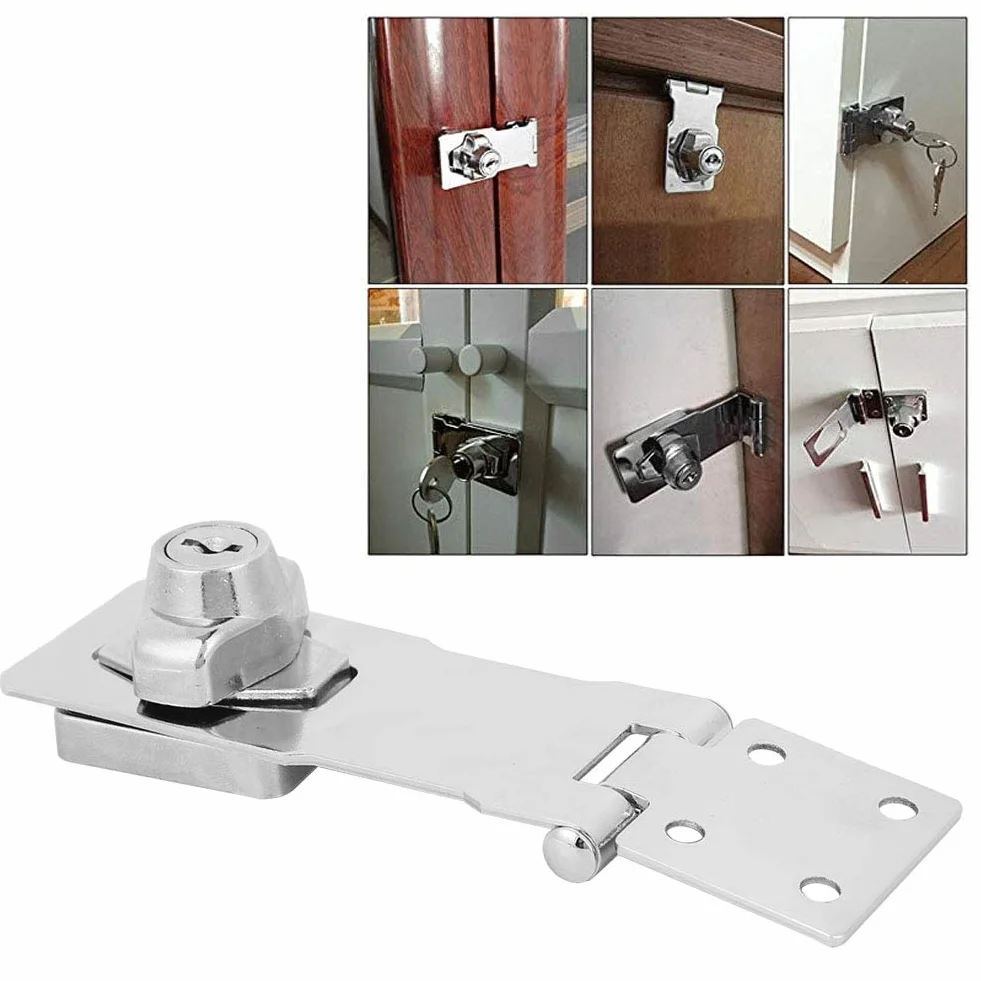 HASP Block, Keyed HASP BLOXKI, CYNC THOLOY, SEACE DOFNETS SINETETES DOBRAS, ŁATA Instalacja, 100 X 40 Mm, dla Blokady Bezpieczeństwa, Wysoka twardość, Szybka Instalacja z 2 Klawiszami, 192 G, 8