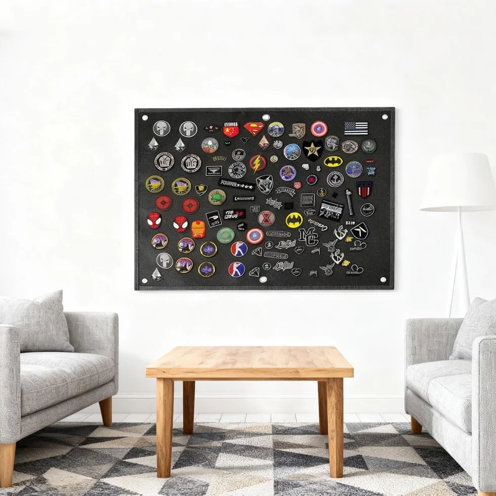 110 x 70 cm tablica z rzepem, na ścianę, na rzep, taktyczna, wojskowa łatka, składana mata na rzep, na ścianę z oczkami, do naszywek wojskowych, naszywek, do zawieszenia