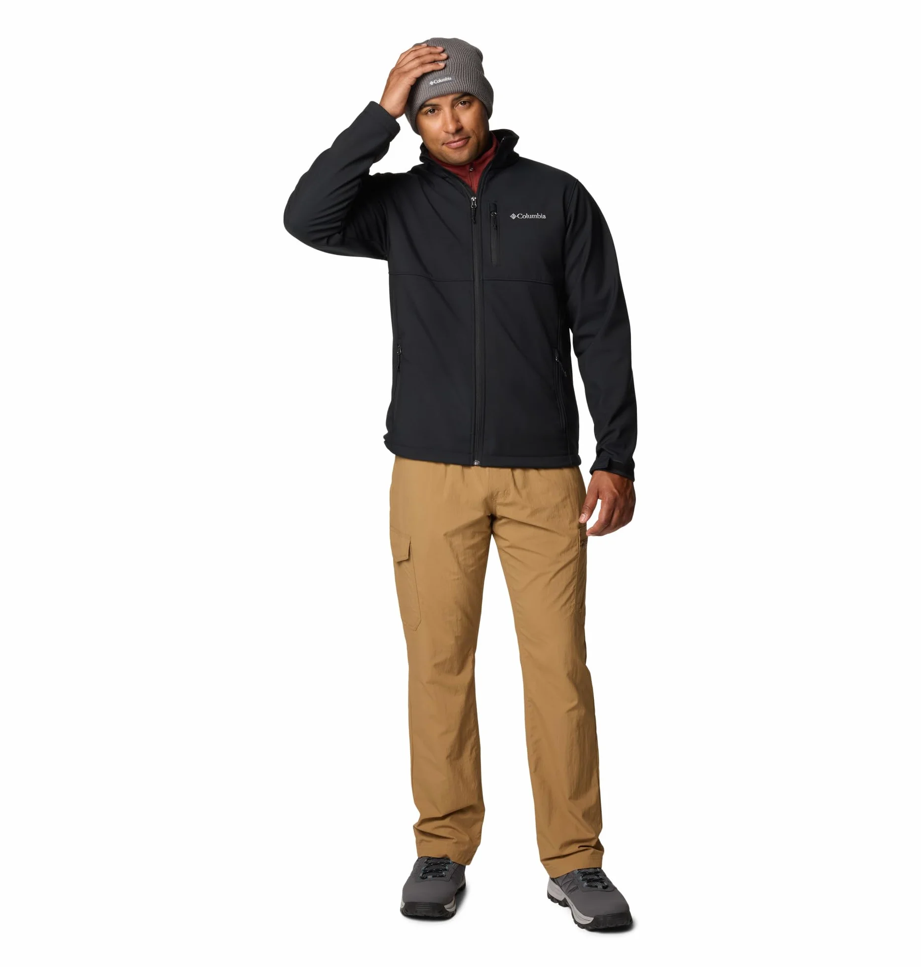 Columbia Męska kurtka softshellowa Ascender, czarna, M