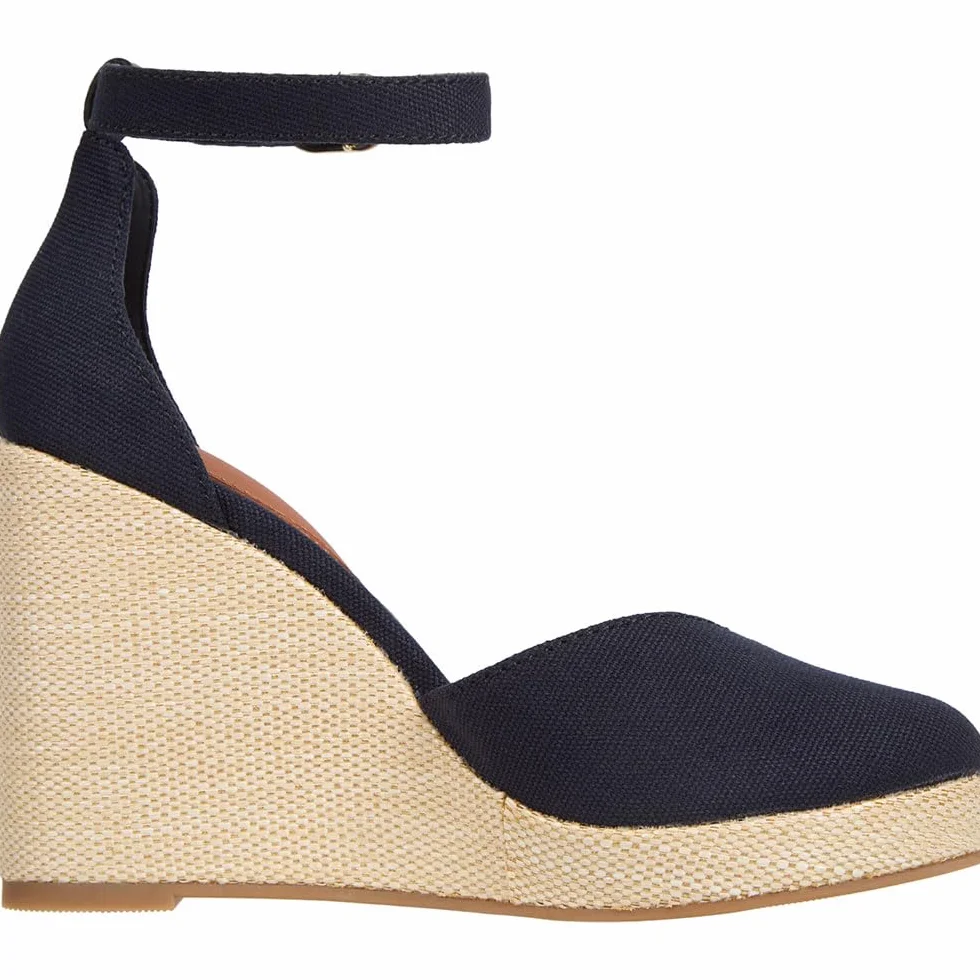 Tommy Hilfiger Kobiety Flag High Wedge Espad Closed ToeEspadryle na koturnie
