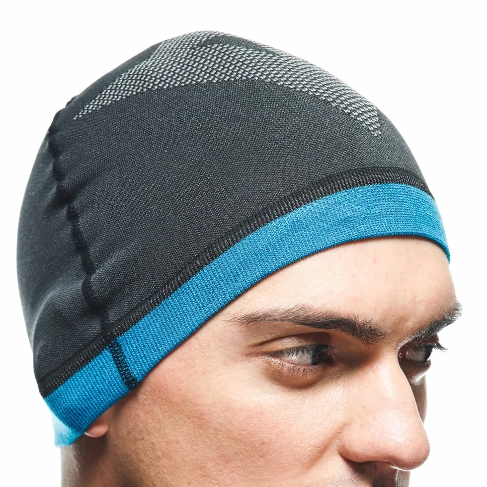 Dainese Dry Cap, kask motocyklowy, czarny/niebieski, N