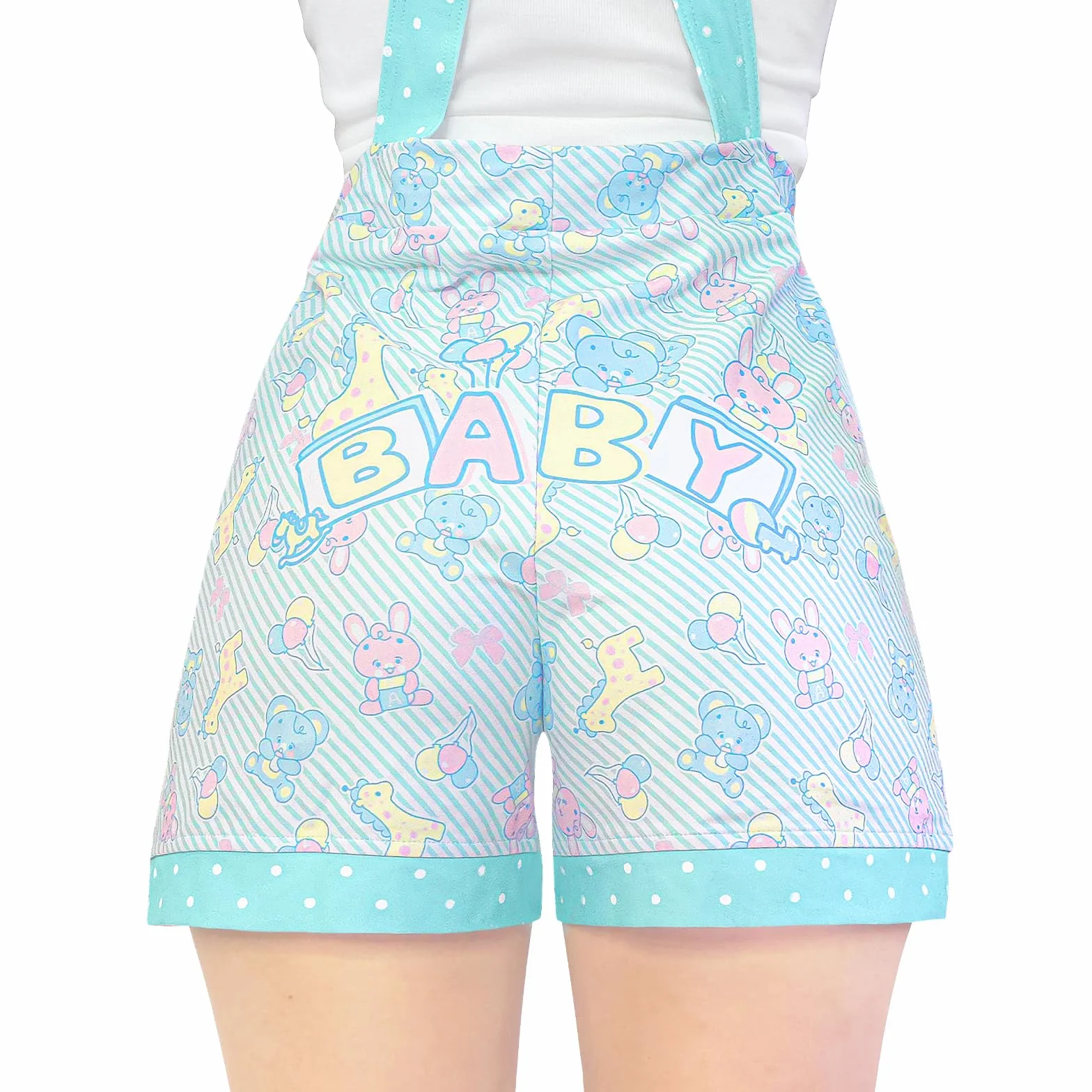 LittleForBig Krótkie ogrodniczki Overalls Shortalls - Baby Parade ogrodniczki