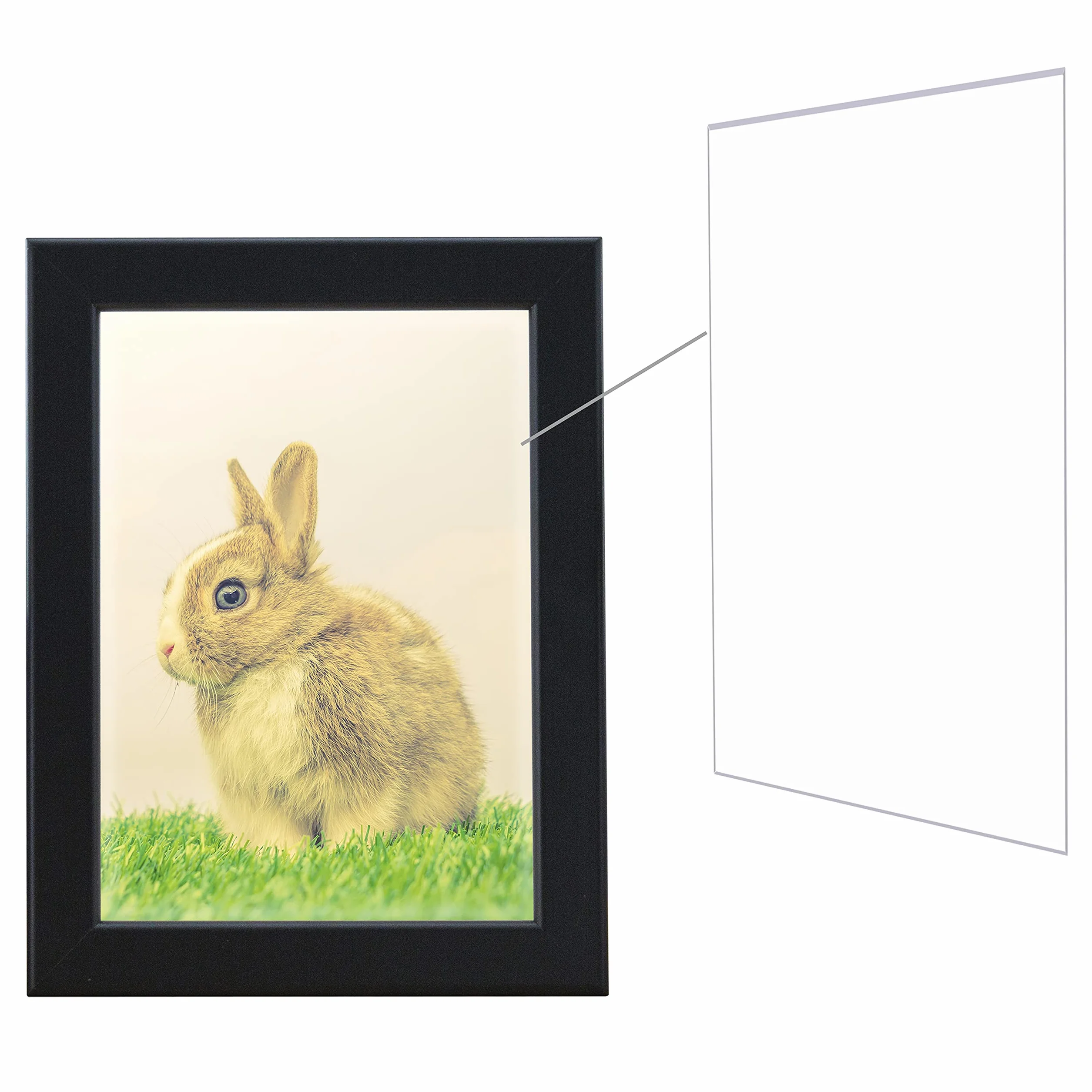 BELLE VOUS płyta akrylowa, przezroczyste płyty plastikowe (10 sztuk), szkło akrylowe o grubości 2 mm, 15 x 10 cm, szkło Plexi do projektów DIY, malowania, kaligrafii i tabliczek stołowych