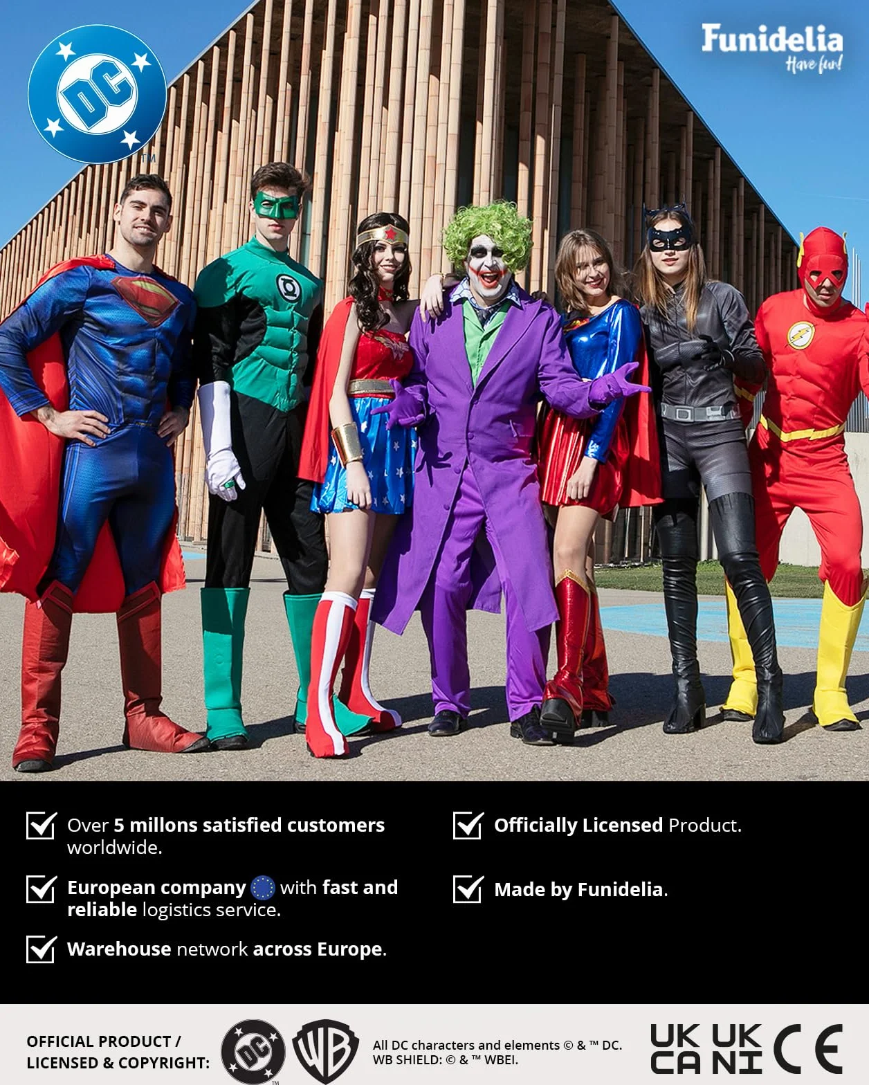 Funidelia | Kostium Batman Mroczny Rycerz Diamond Edition Męskie The Dark Knight Superbohaterowie DC Comics Nietoperze - Strój dla dorosłych i zabawne akcesoria na imprezy karnawał i Halloween