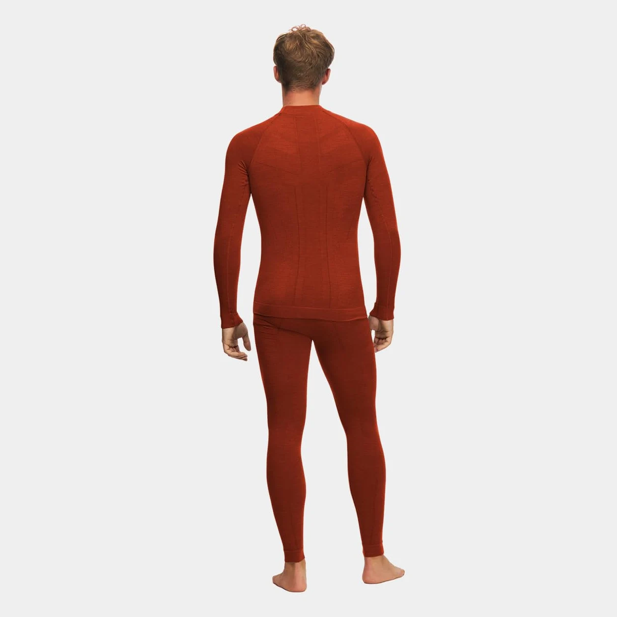 Alpinus Bielizna termoaktywna unisex Set Merino Aoraki pomarańczowe GT11910