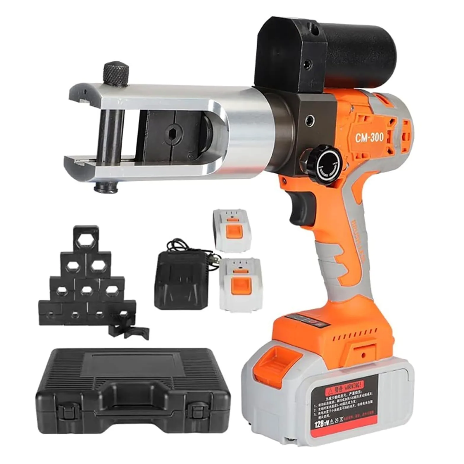 Elektryczne hydrauliczne szczypce do zaciskania rur, akumulatorowe narzędzie do zaciskania przewodów hydraulicznych 10-300 mm², zasilane bateryjnie narzędzie do zaciskania zacisków